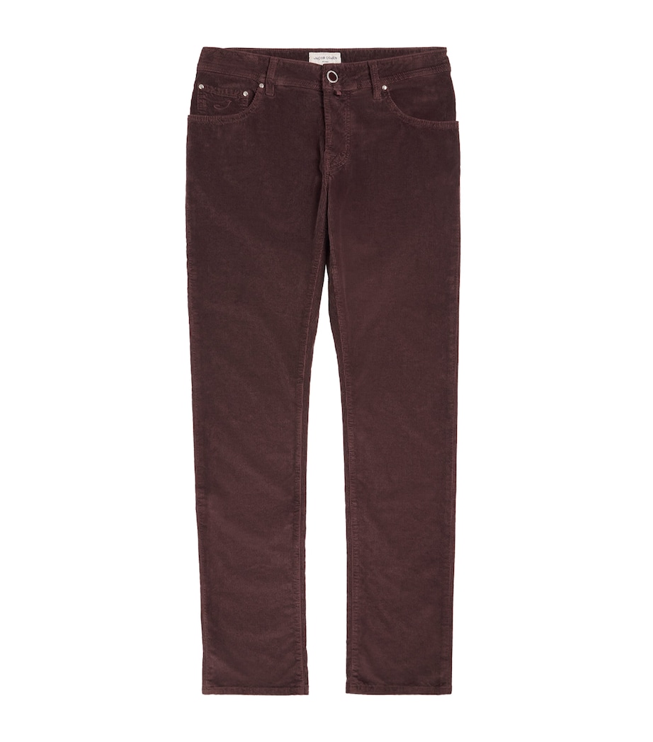 Corduroy Slim Trousers P87 Image 1