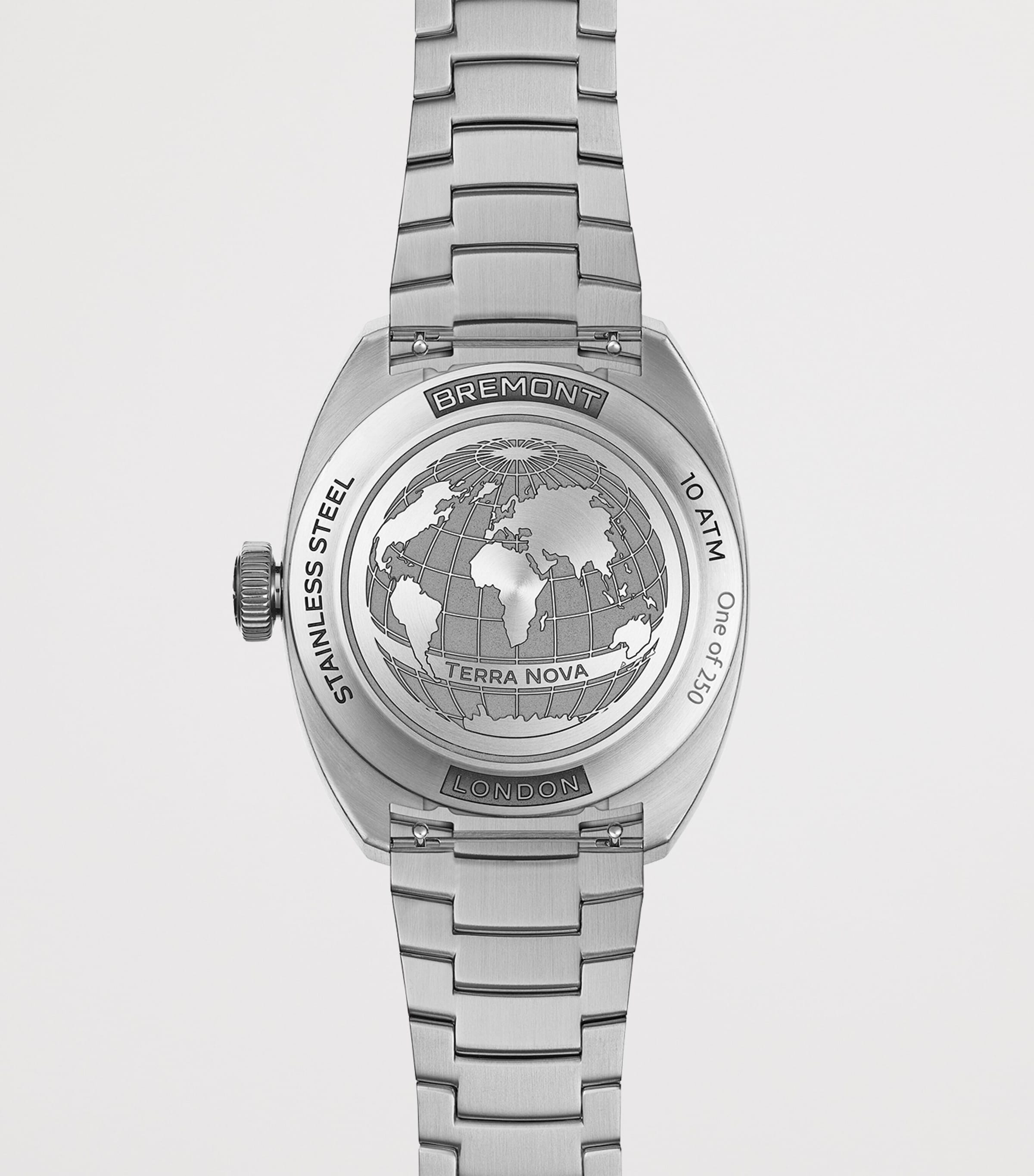 Bremont Stainless Steel Terra Nova Watch 38mm Pink Image 2