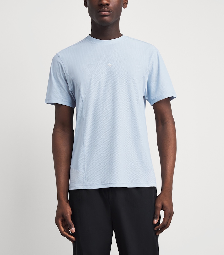 Represent 247 Mens 247 Hybrid T-Shirt Glacier Fade Out Image 4
