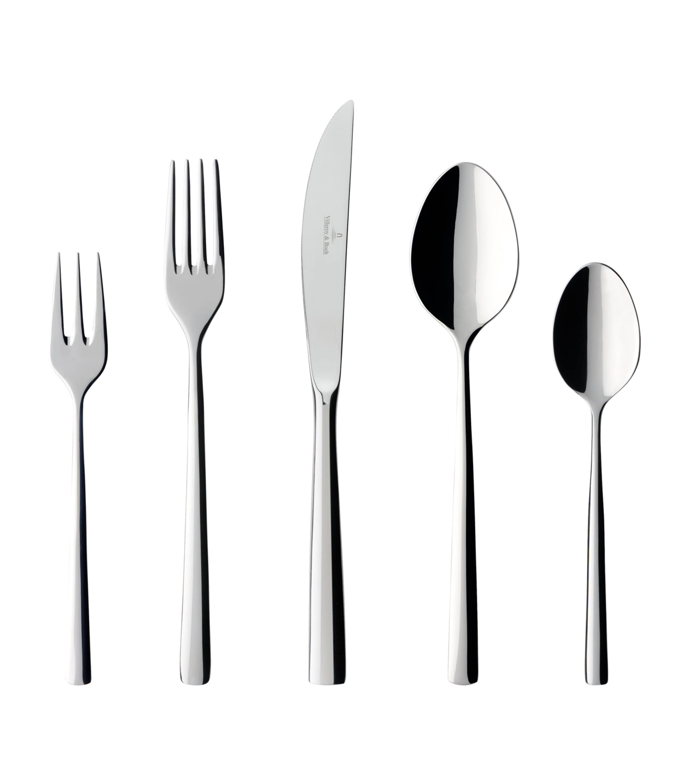 Villeroy & Boch Piemont 70-Piece Cutlery Lunch Set Silver Image 3
