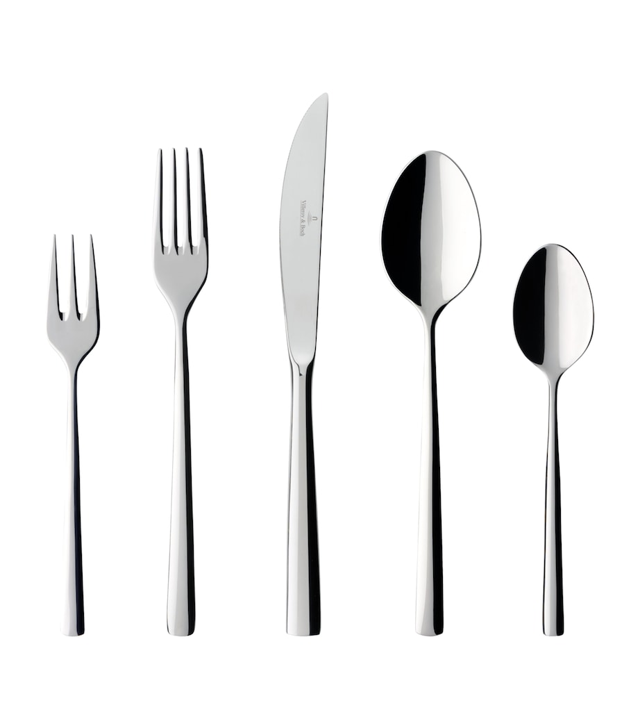 Villeroy & Boch Piemont 70-Piece Cutlery Lunch Set Silver Image 3