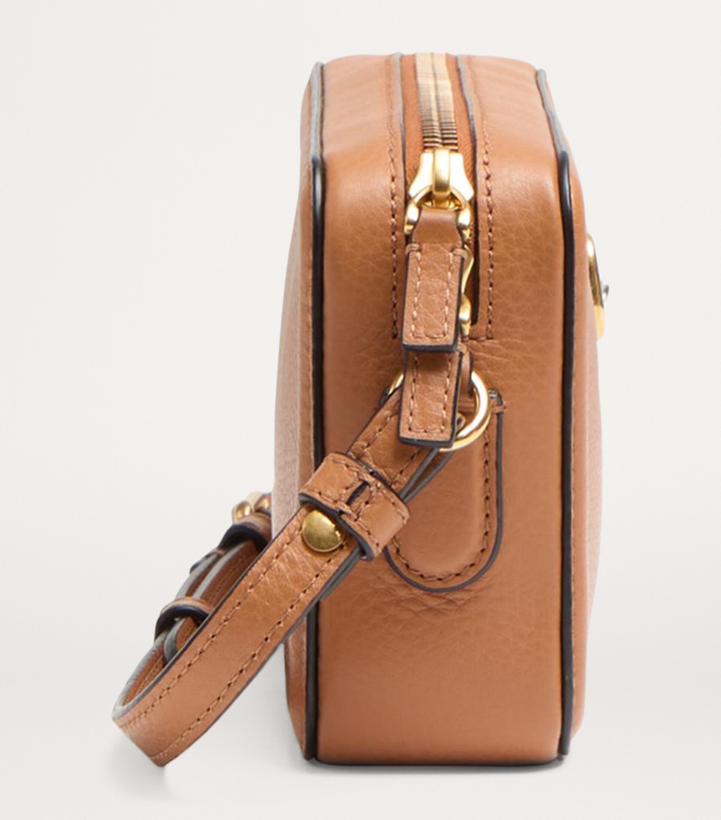 Valentino Garavani Mini Leather AllTime Camera Bag | Harrods US