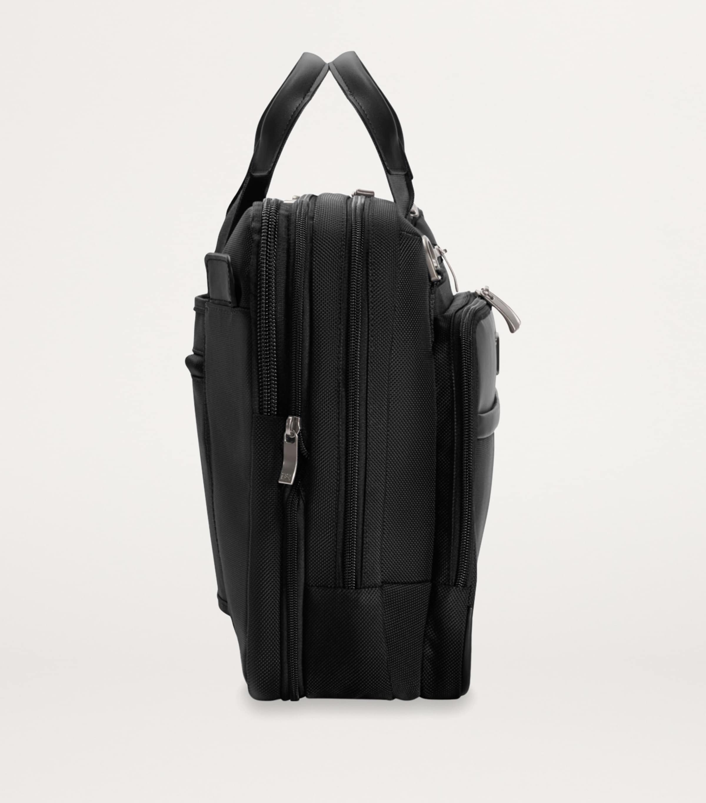 Medium Expandable Messenger Bag BLACK Image 5