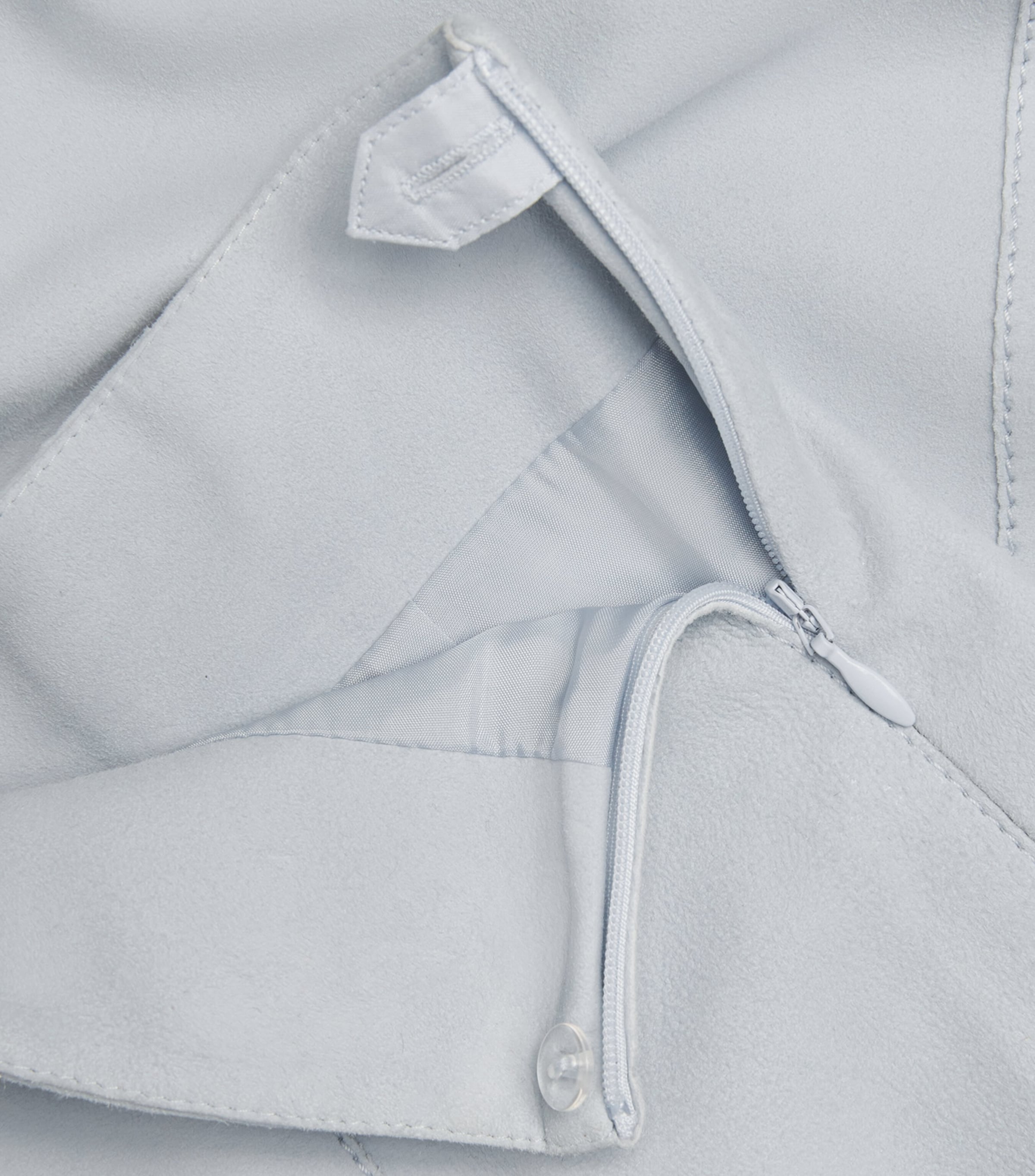 Suede A-Line Midi Skirt GLACIER BLUE Image 5