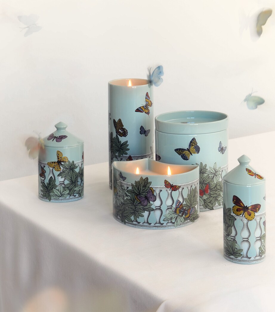 Fornasetti Giardino Segreto Farfalle e Balaustra Candle (310g) Image 2