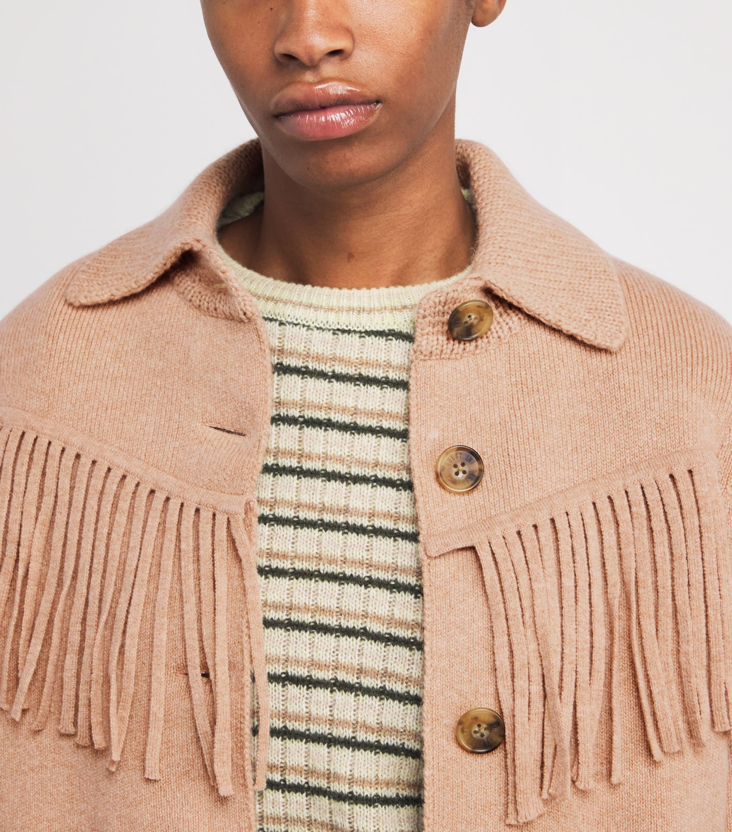 Wool-Cashmere Fringe Jacket DUNE Image 6