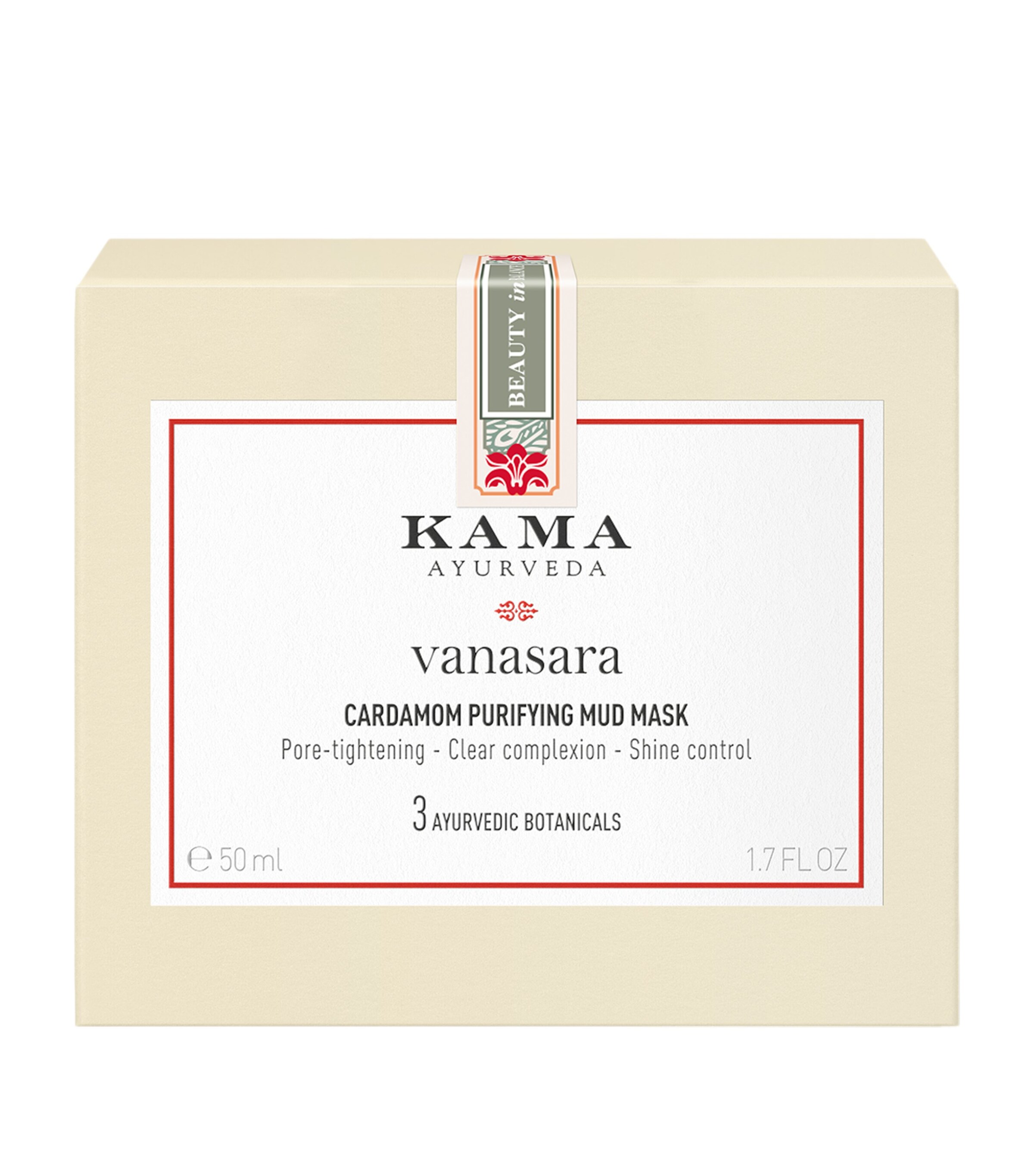 Vanasara Cardamom Purifying Mud Mask (50ml) NO COLOUR Image 2