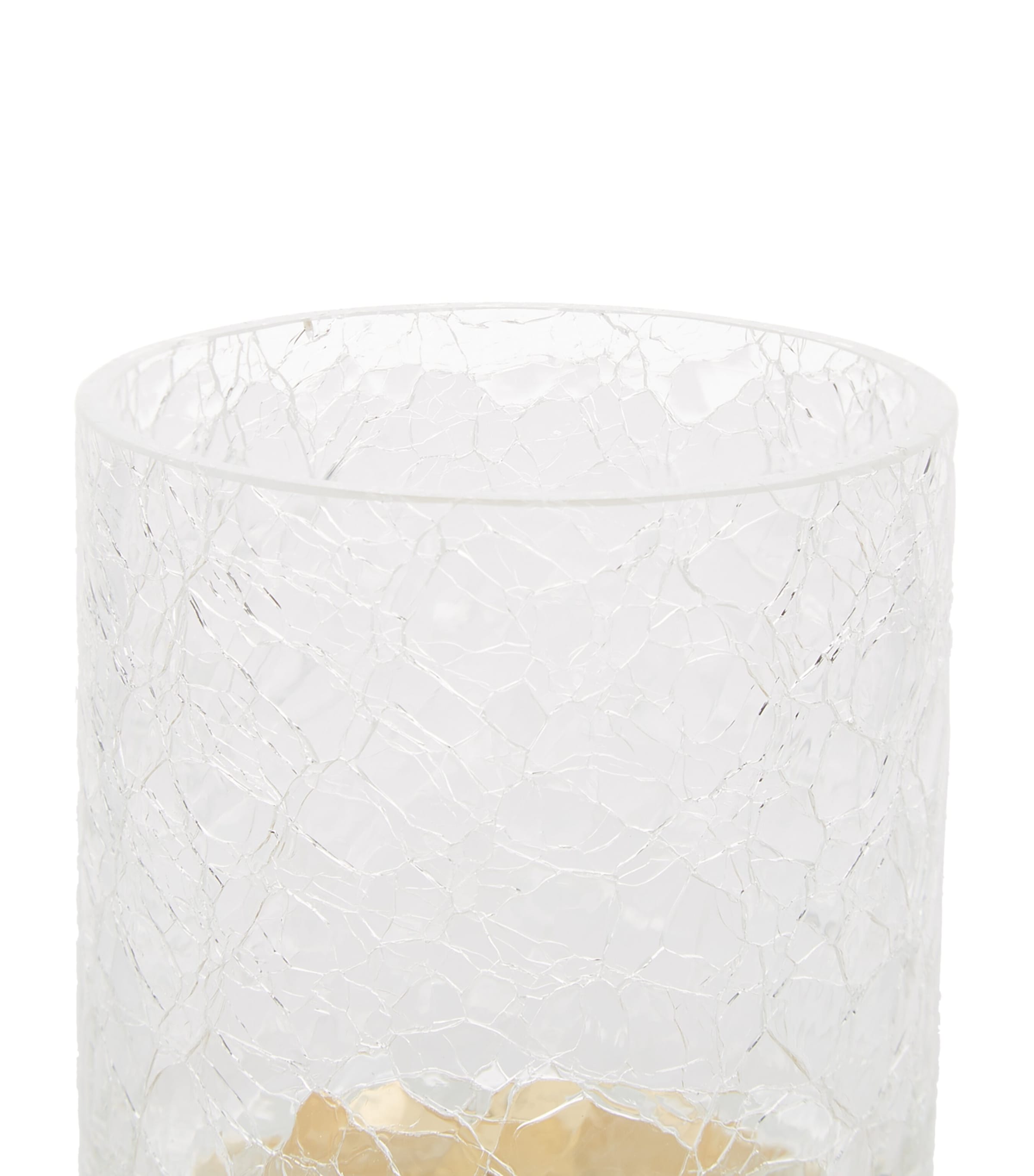 Cracked Crystal Tumbler GOLD Image 2