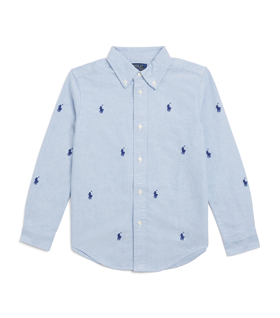 Polo Pony Shirt BSR BLUE WITH AOE PP Image 1