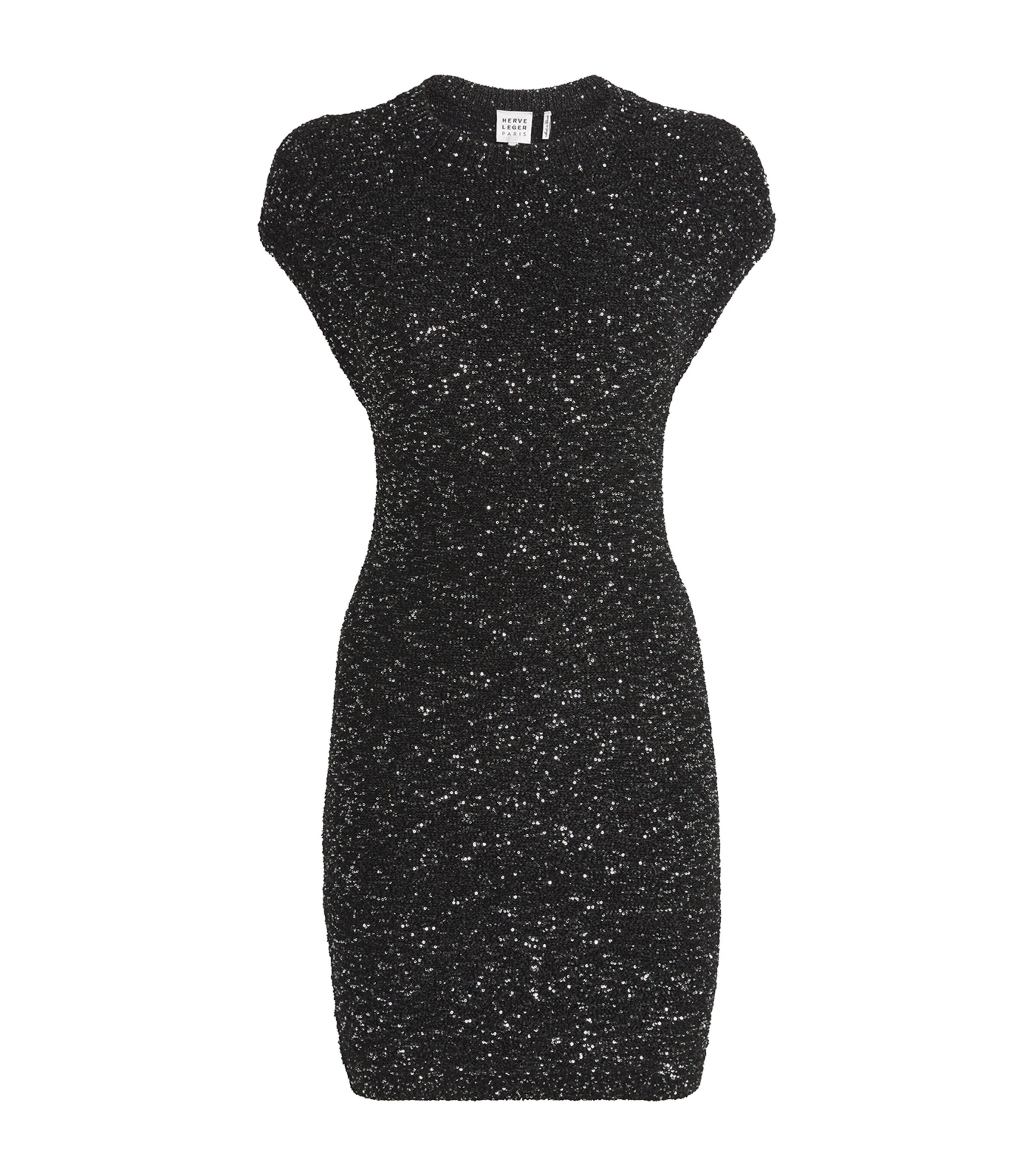 Herv Lger Black The Delilah Mini Dress | Harrods UK
