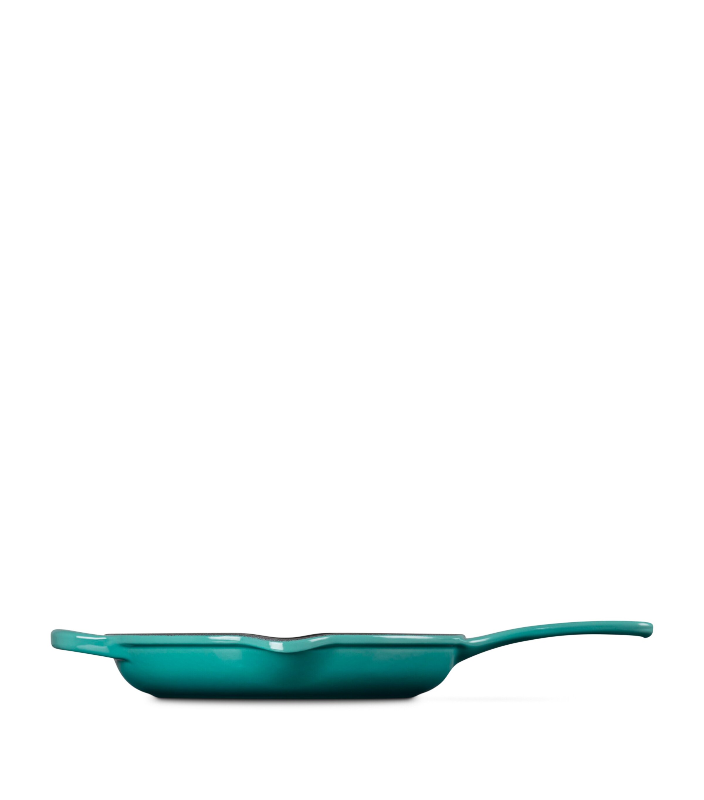 Le Creuset Cast Iron Skillet (23cm) Bleu Riviera Image 5