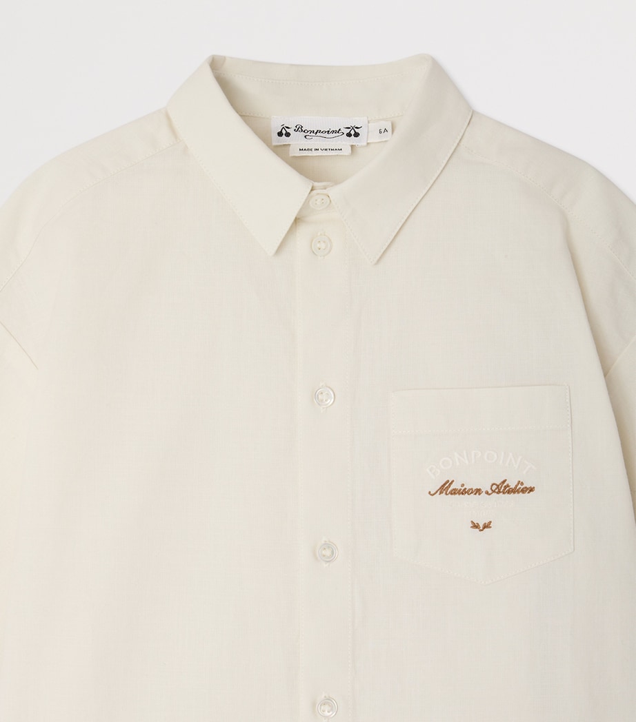 Cotton Logo Shirt (10-14 Years) BLANC LAIT Image 3