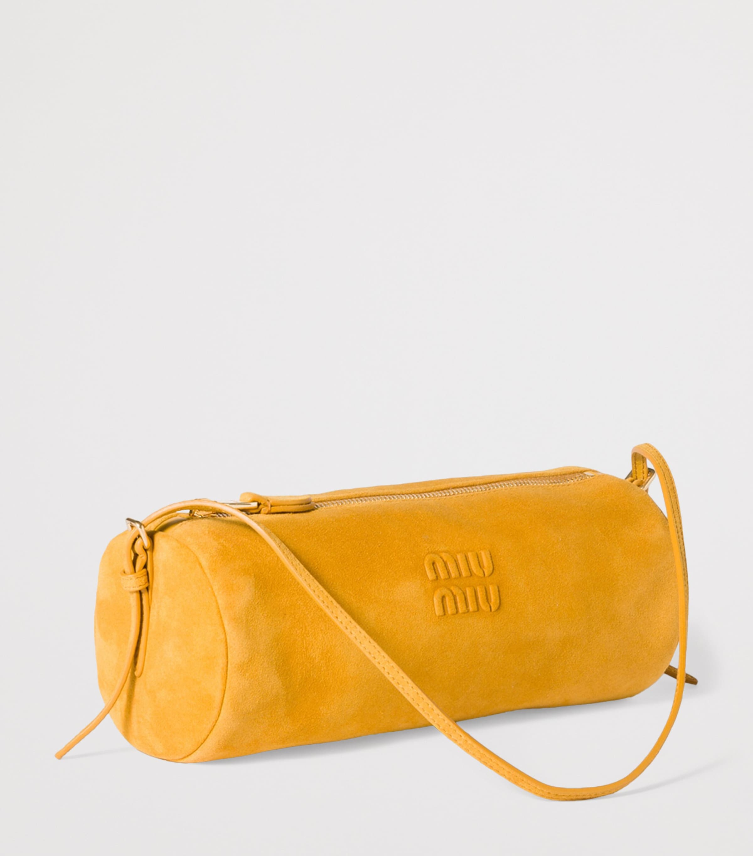 Miu Miu Suede Logo Pouch Image 2