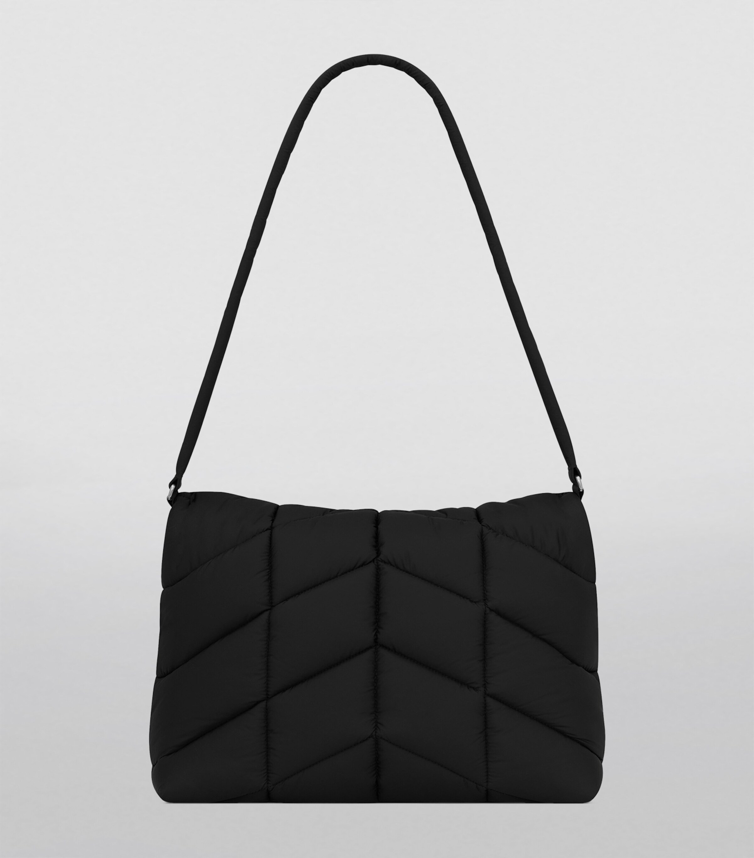 ★大人アイテム【SAINT LAURENT】PUFFER MESSENGER BAG BLACK Saint Laurent ECONYL Puffer Messenger Bag | Harrods US