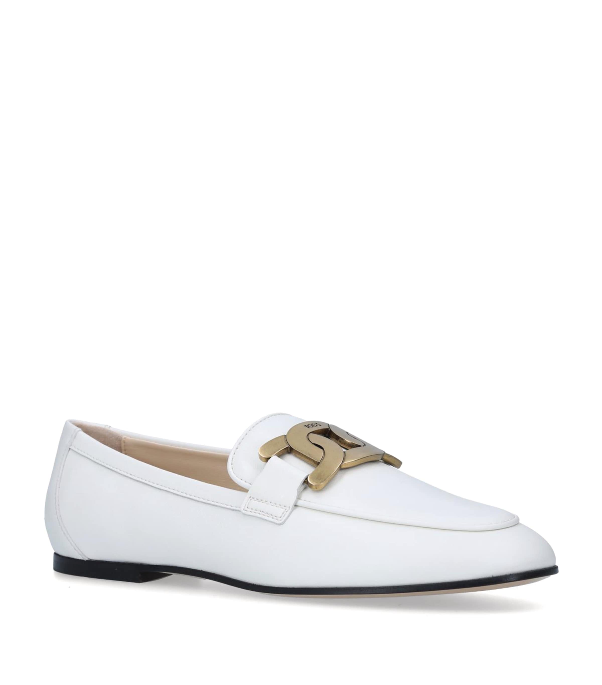 Tod's Leather Loafers | Women Shoes | Flats | Loafers | Designers | Tod's