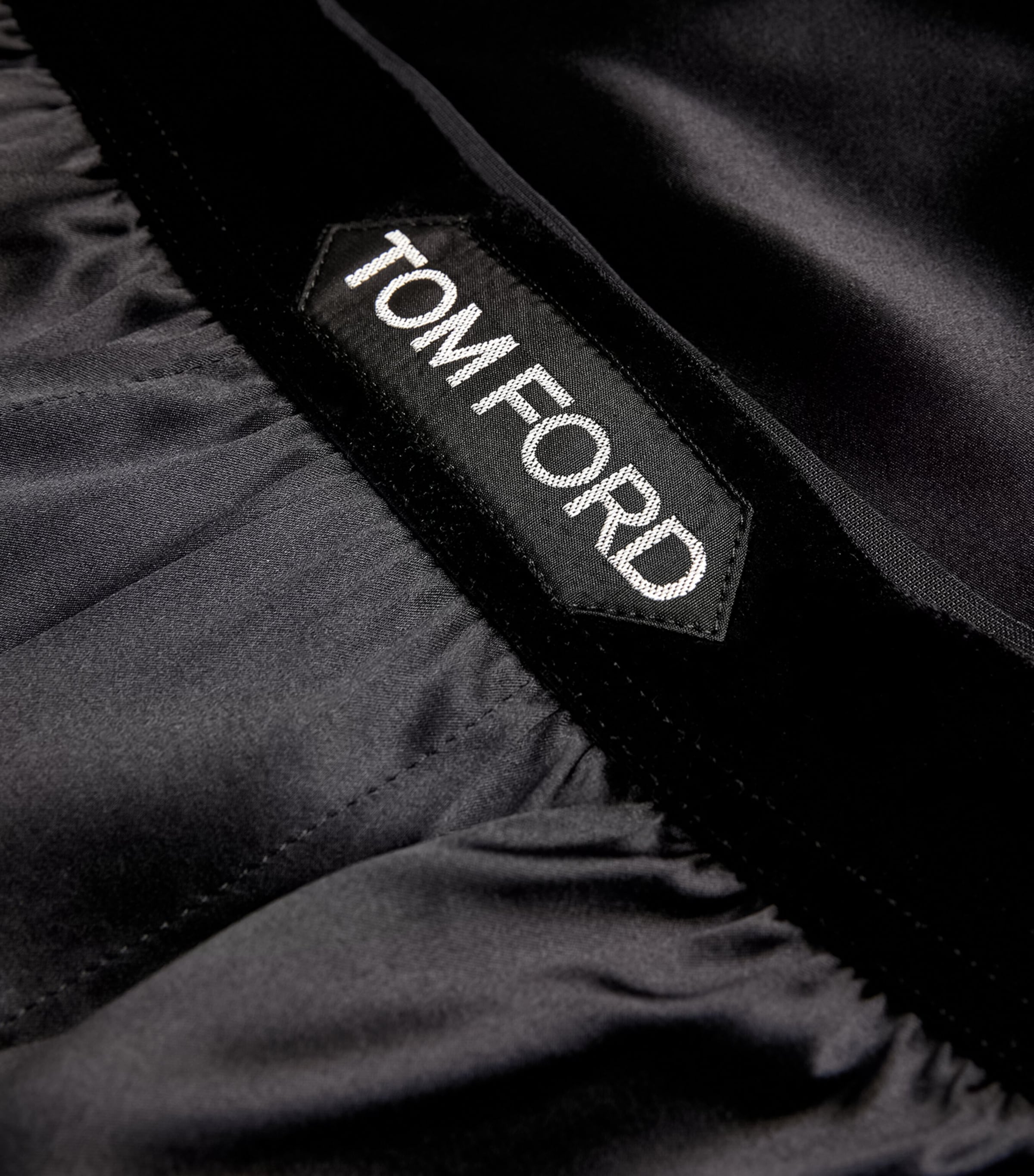 Stretch-Silk Boxer Shorts 002 BLACK Image 6