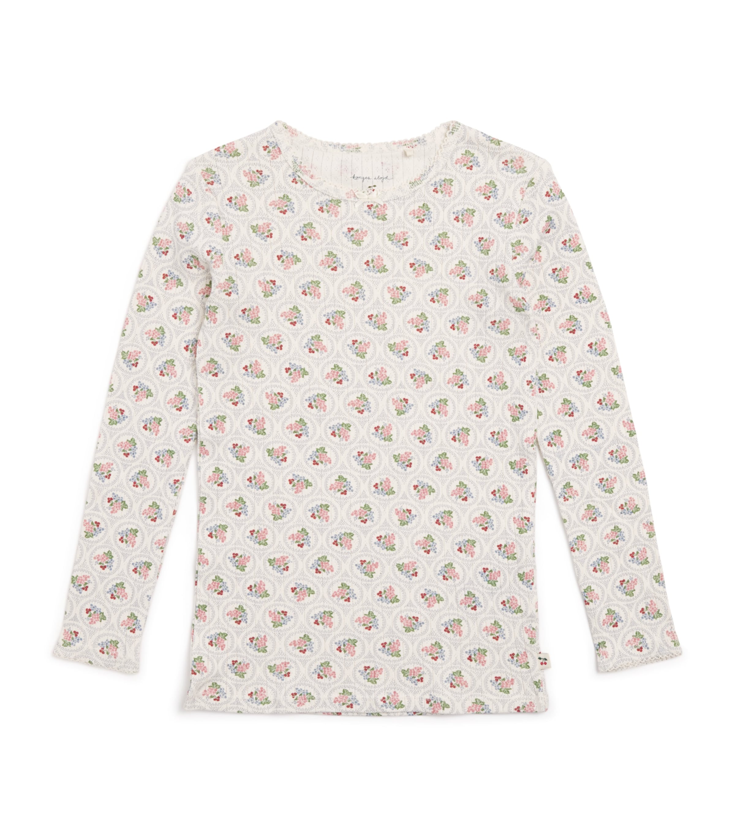 Organic Cotton Floral Blouse (9 Months-4 Years) P00105 VERONA BLUES Image 1