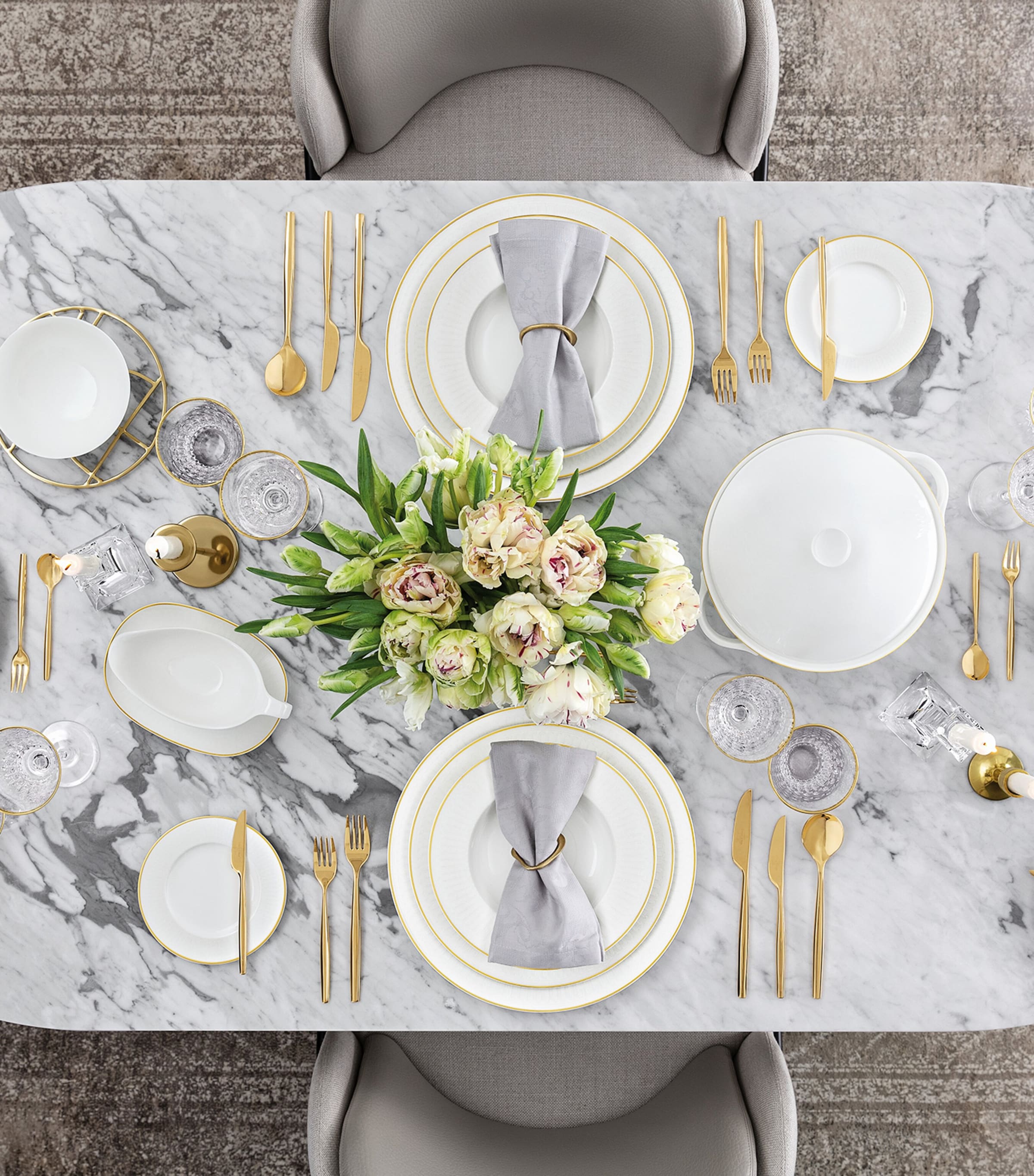 Villeroy & Boch Bone Porcelain Château Septfontaines Flat Plate (29cm) White Image 3