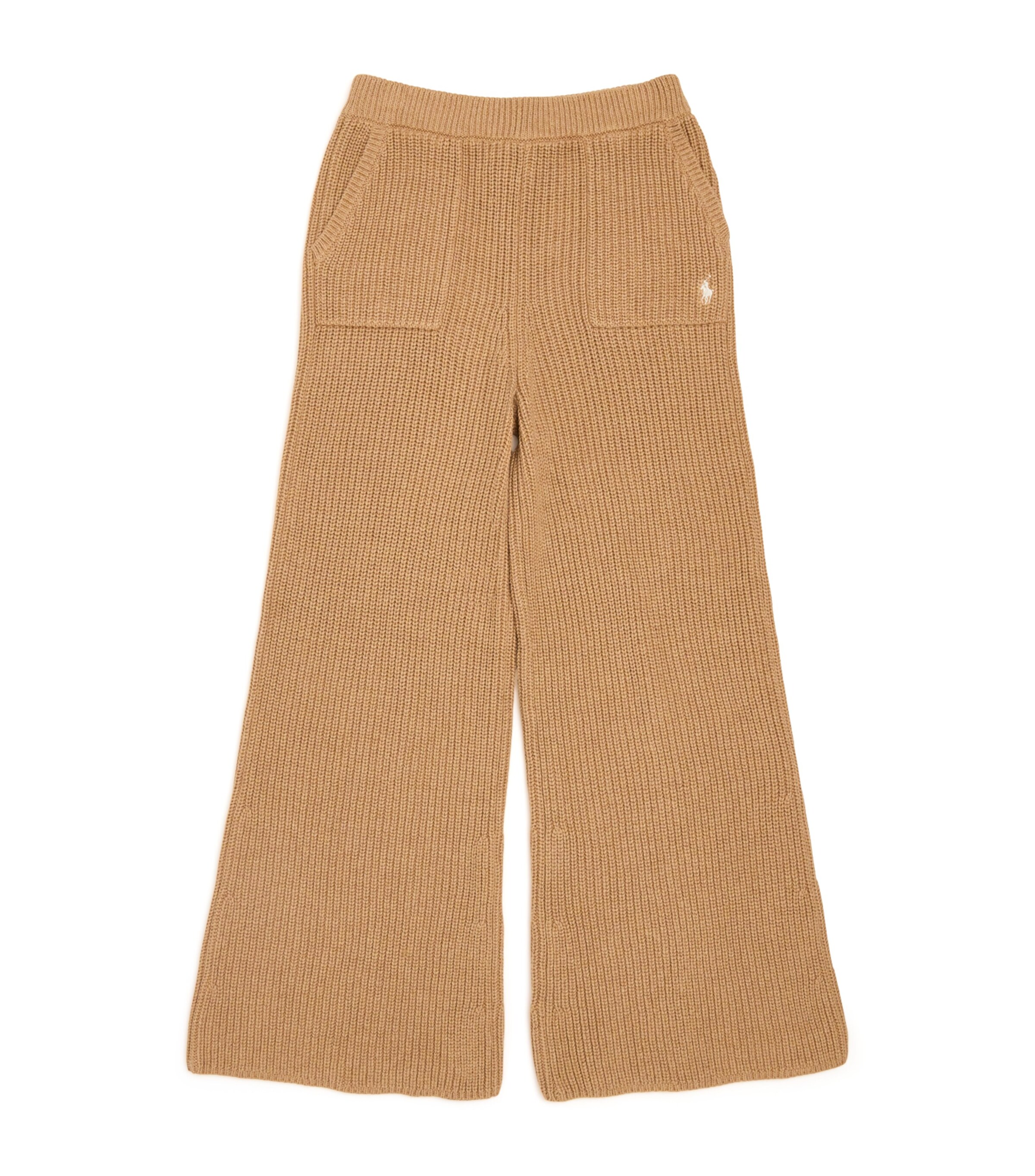 Cotton Wide-Leg Trousers (7-14 Years) CAMEL Image 1