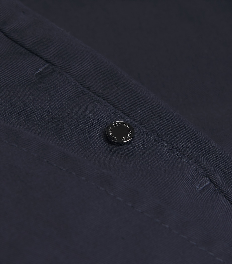 Stretch-Cotton Riley Chinos 464 NAVY Image 5