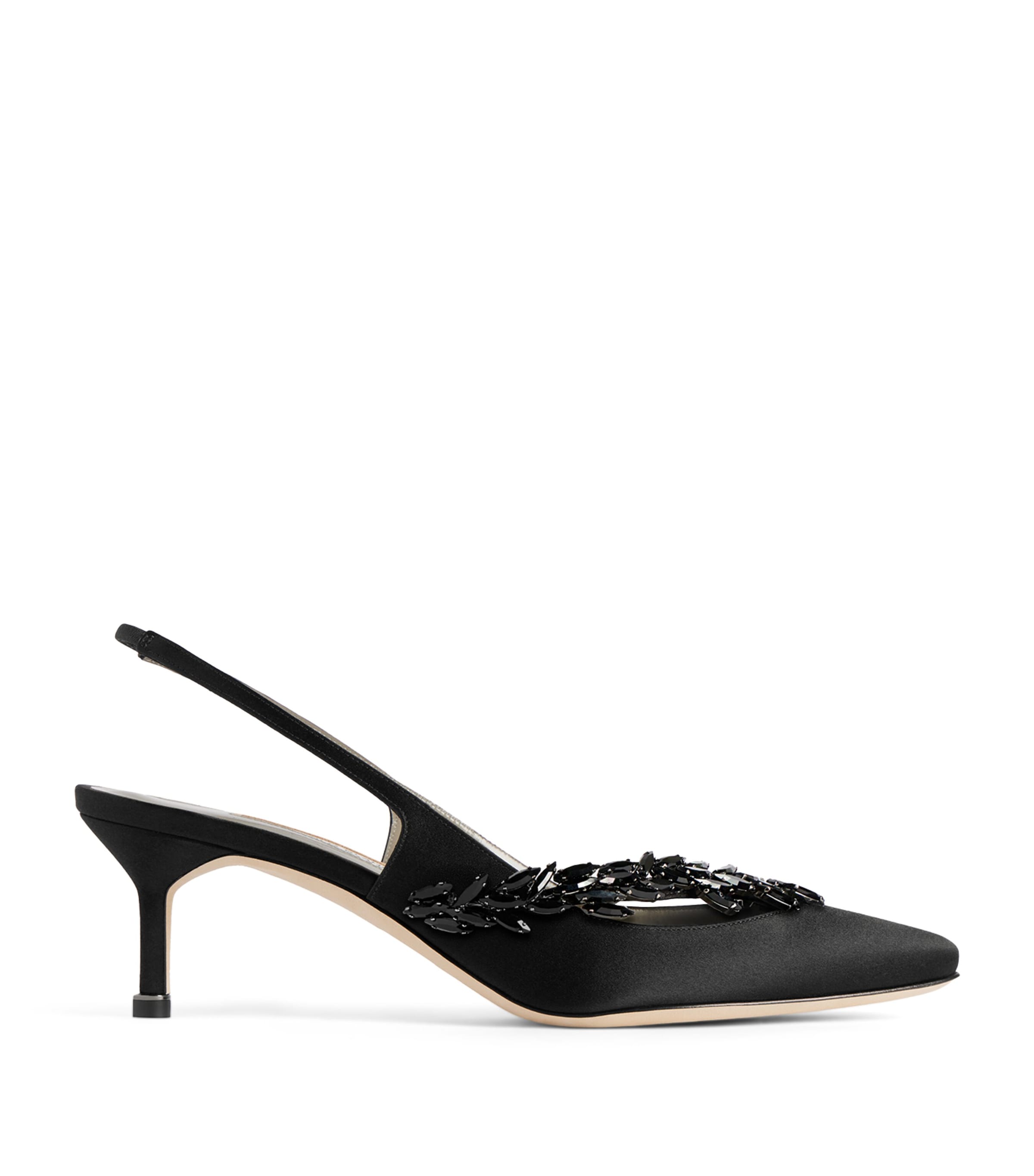 Balenciaga x Manolo Blahnik Embellished Slingback Heels 50