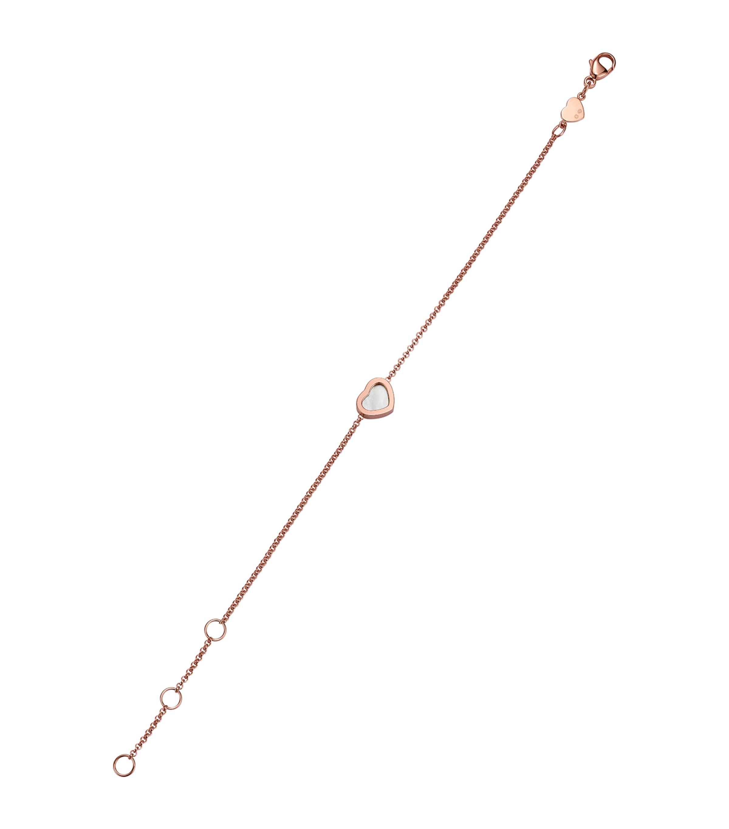 Rose Gold and Mother-of-Pearl My Happy Hearts Bracelet 18K ROSE GOLD Image 4