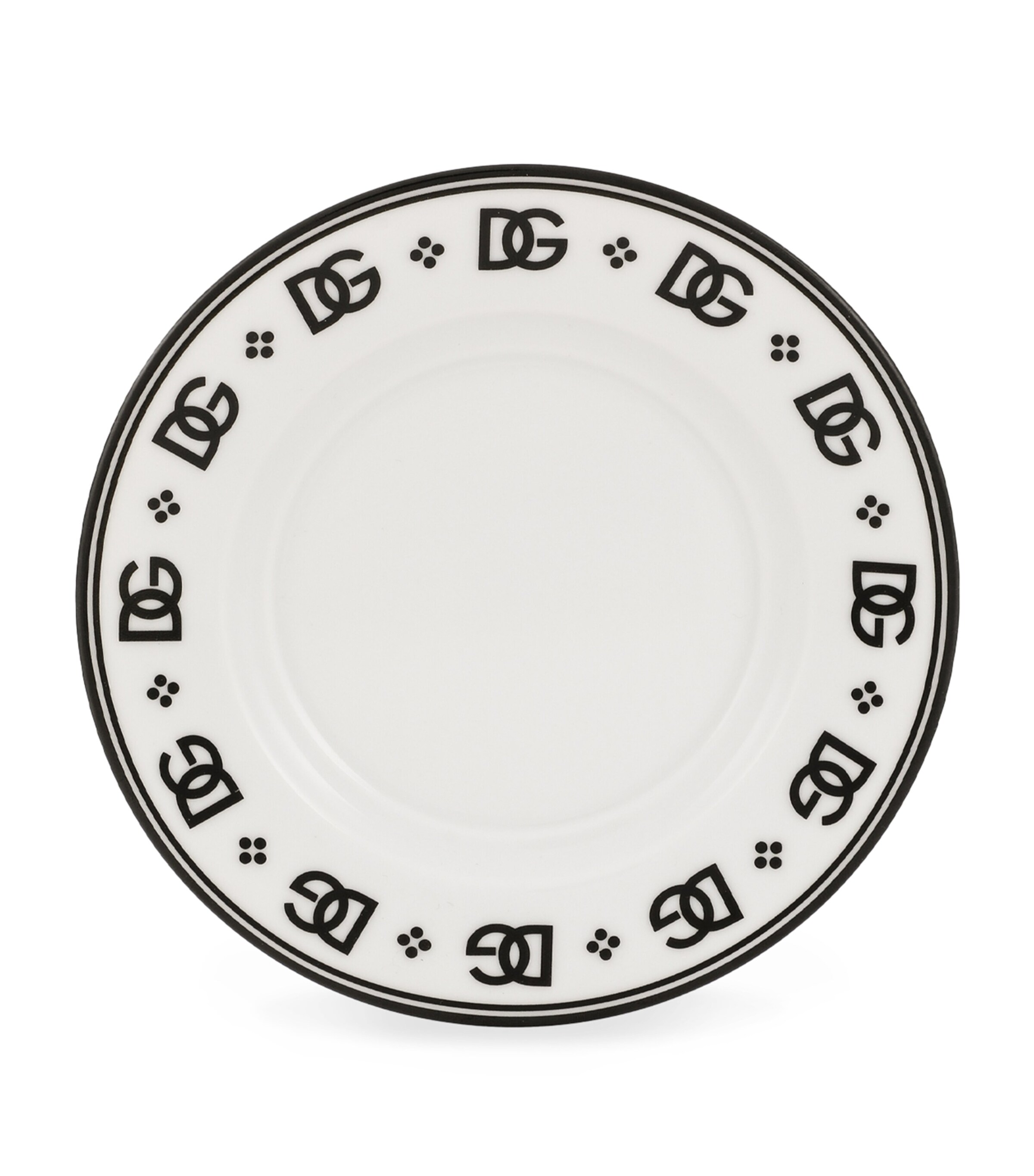 DG Logo Teacups and Saucers (Set of 2) U0082-DG LOGO BORDO Image 4