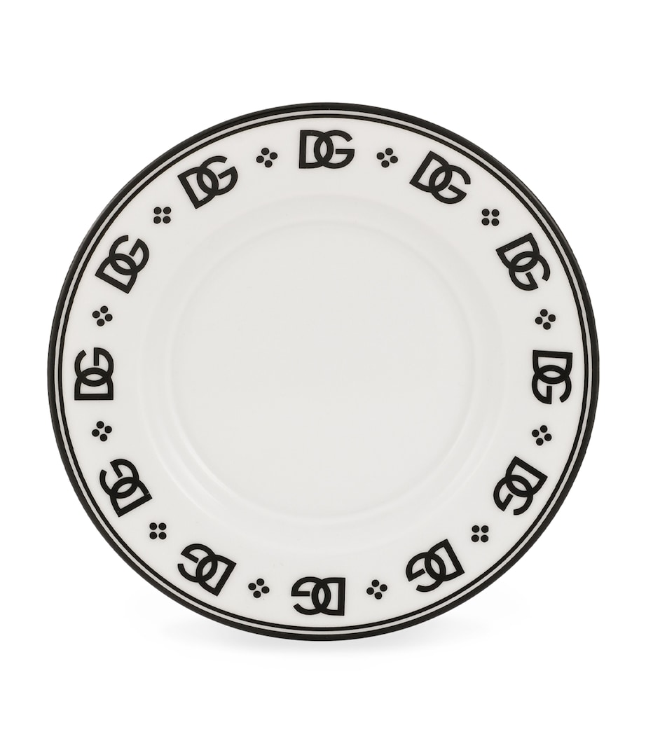 DG Logo Teacups and Saucers (Set of 2) U0082-DG LOGO BORDO Image 4