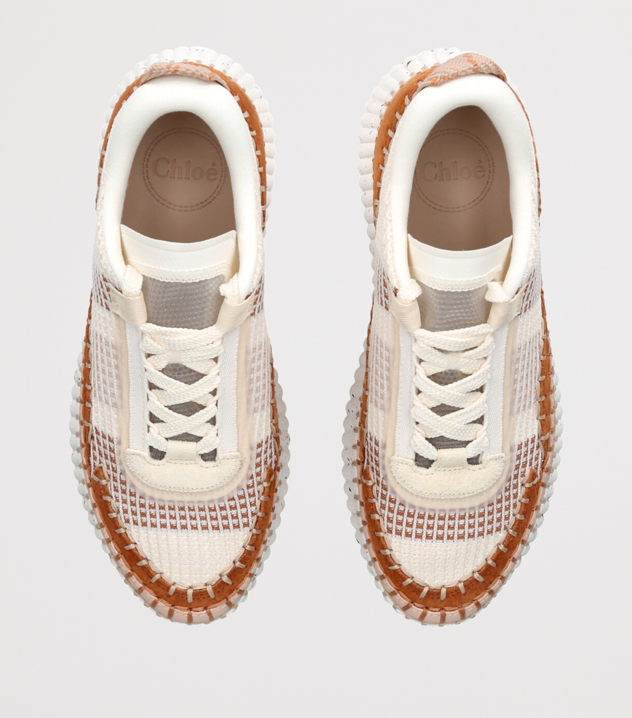 Chloé Nama Runner Sneakers Brown Image 4