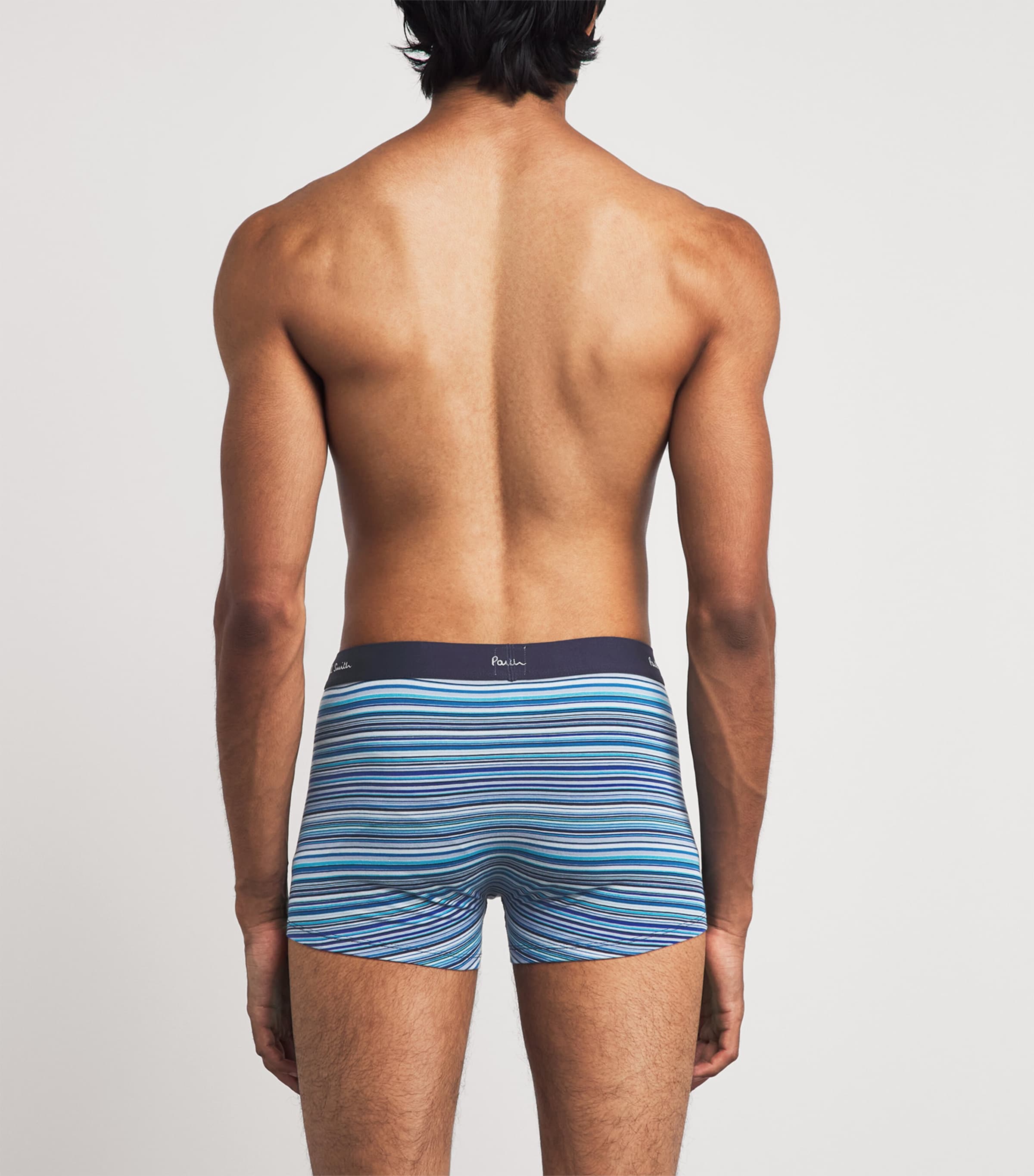 Paul Smith Mens Stretch-Organic Cotton Trunks (Pack of 3) Plate Image 3