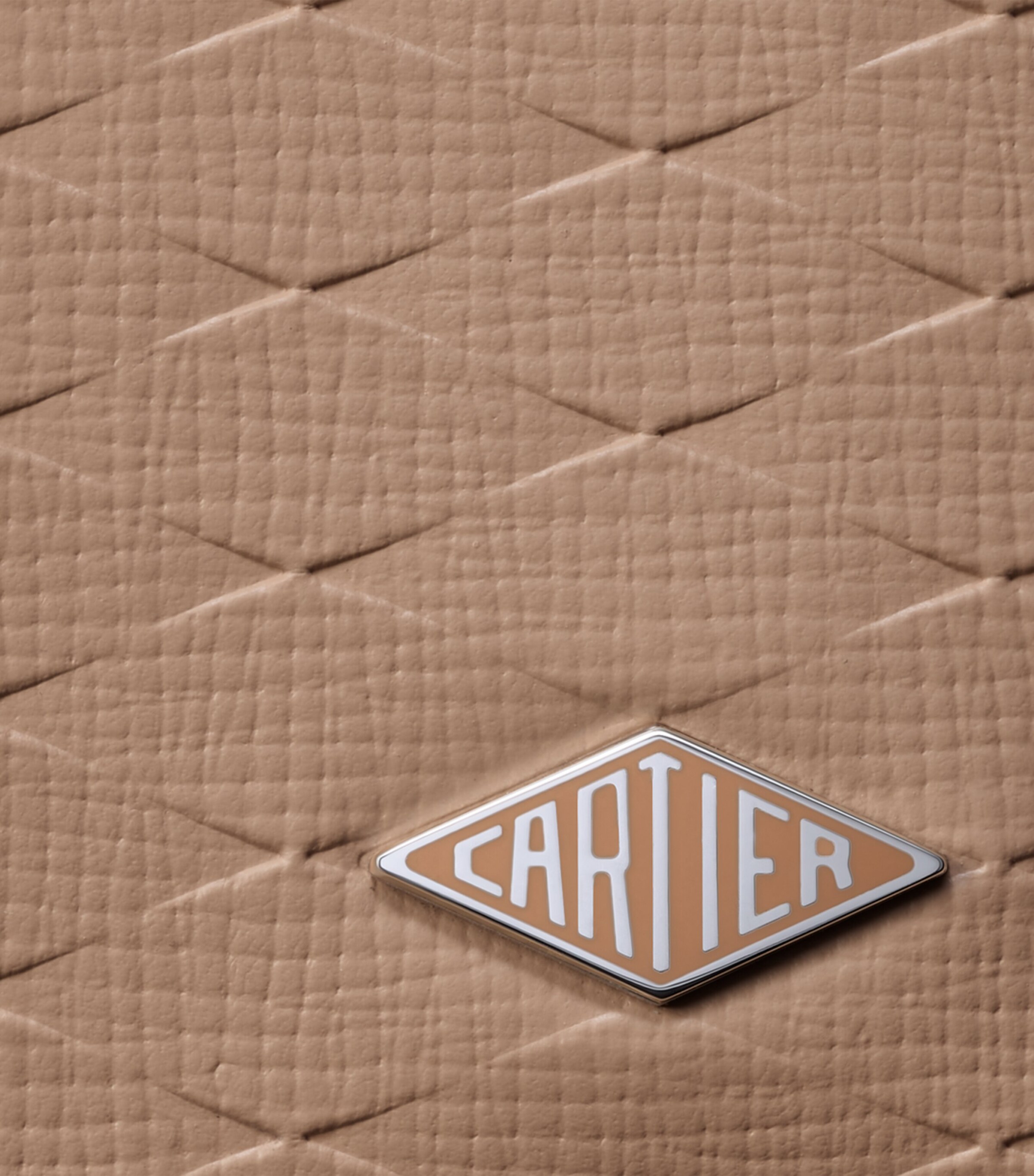 Cartier Leather Cartier Losange Card Holder Beige Image 6
