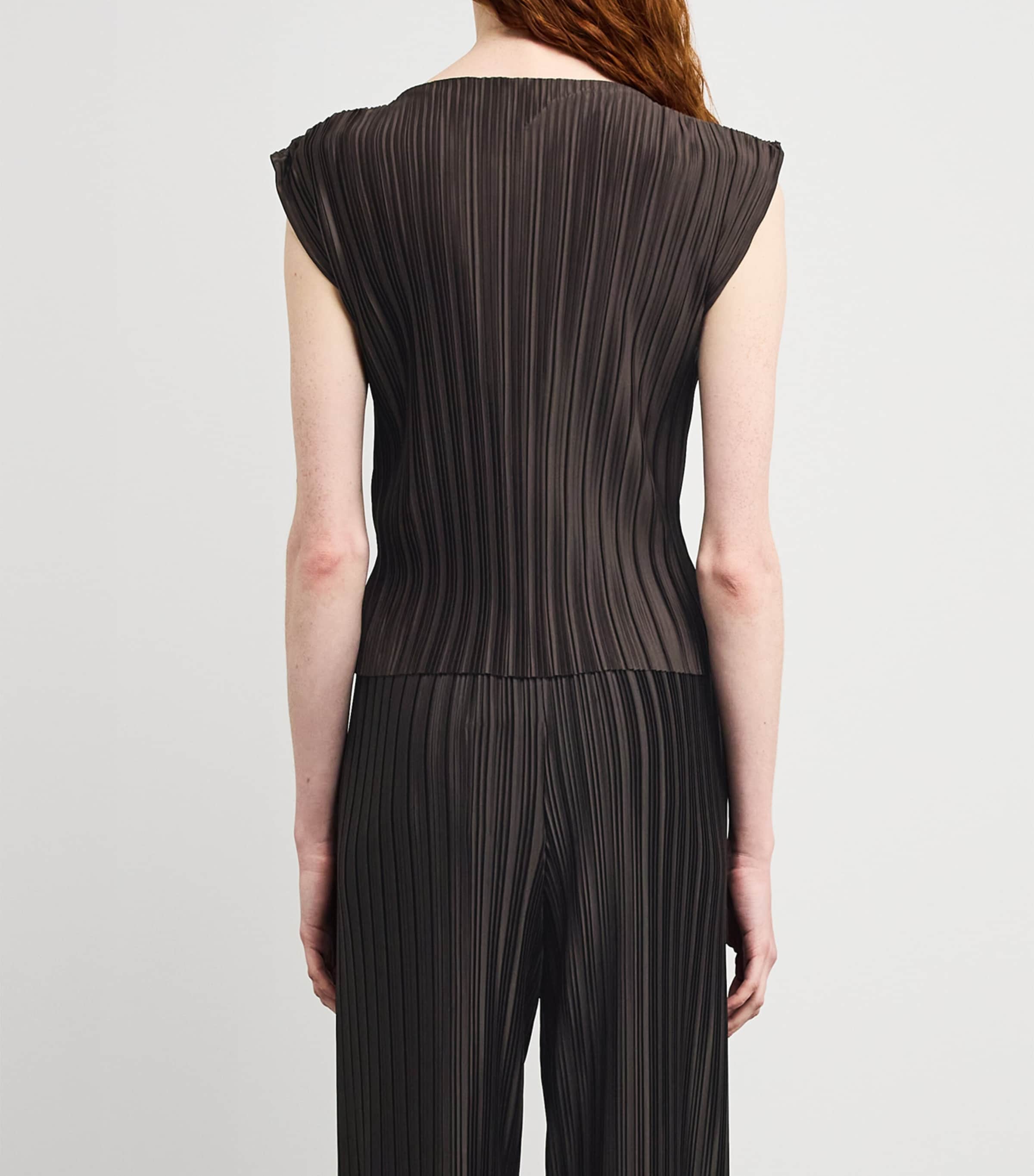 Pleated Top COFFEE Image 4