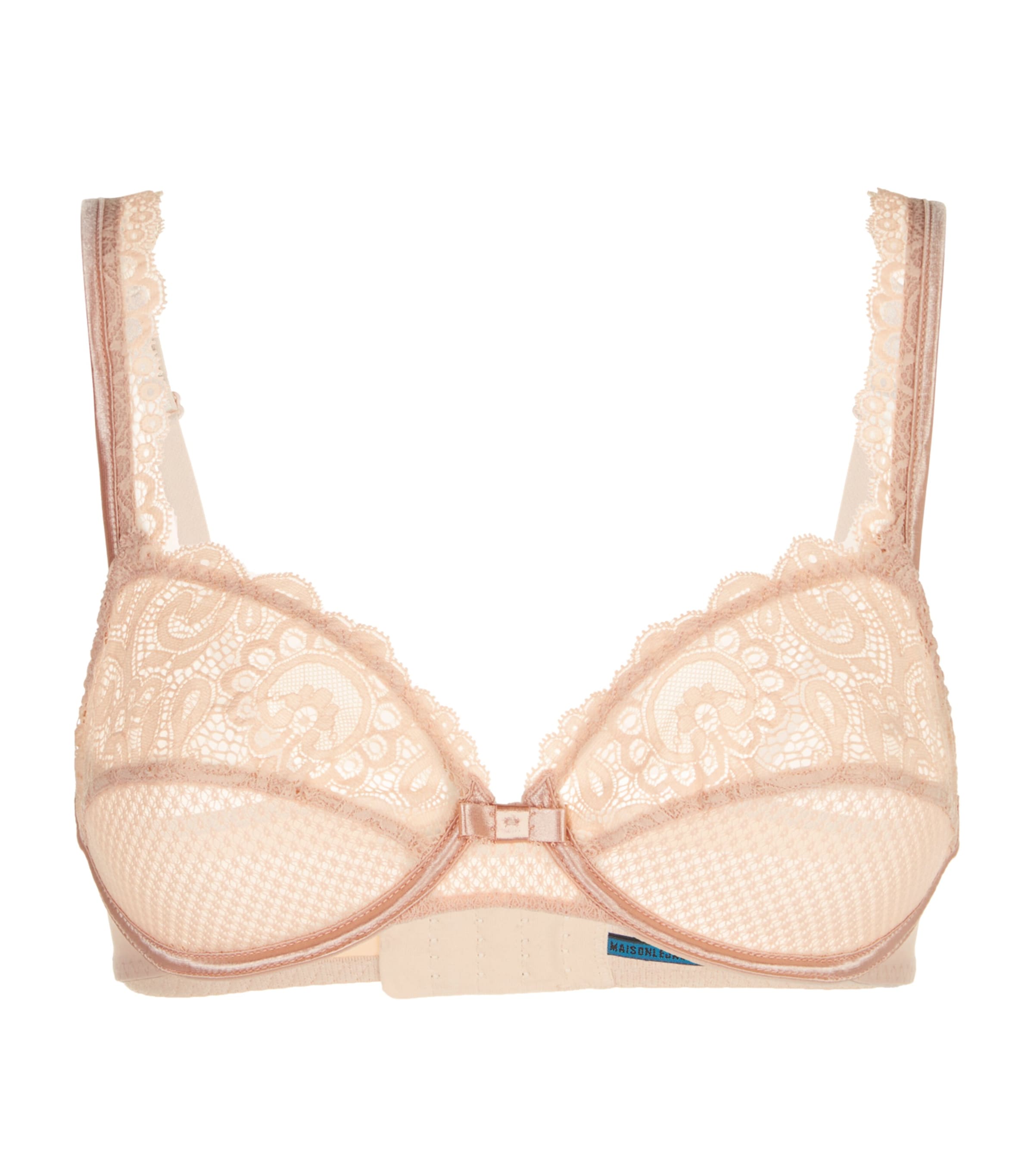 Maison Lejaby Gaby Plunge Bra In Nude