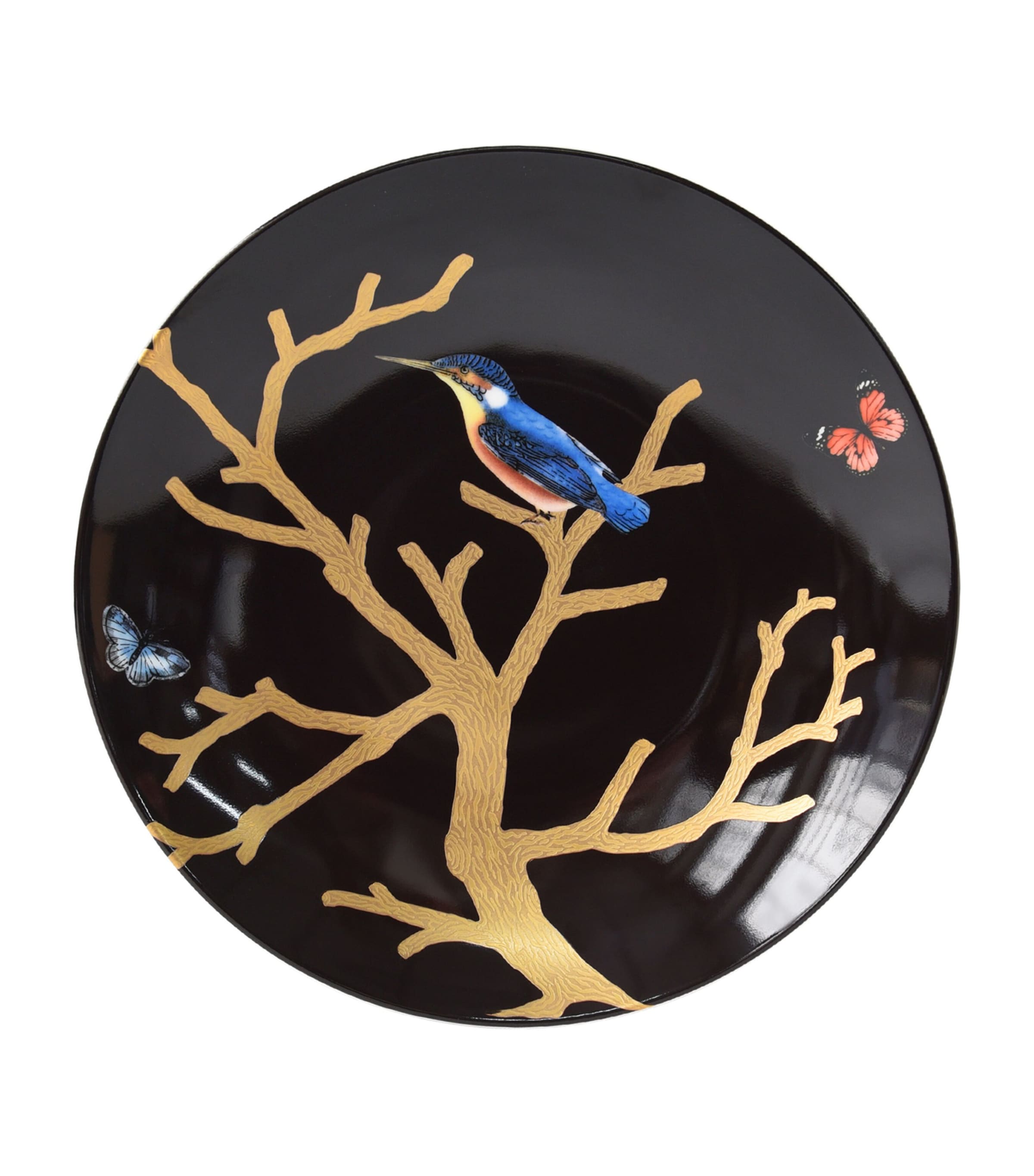 Set of 4 Aux Oiseaux Dessert Plates ( 21cm) MULTICOLORE Image 2