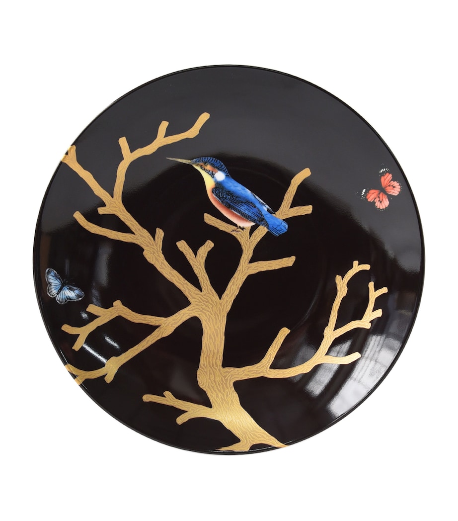 Set of 4 Aux Oiseaux Dessert Plates ( 21cm) MULTICOLORE Image 2