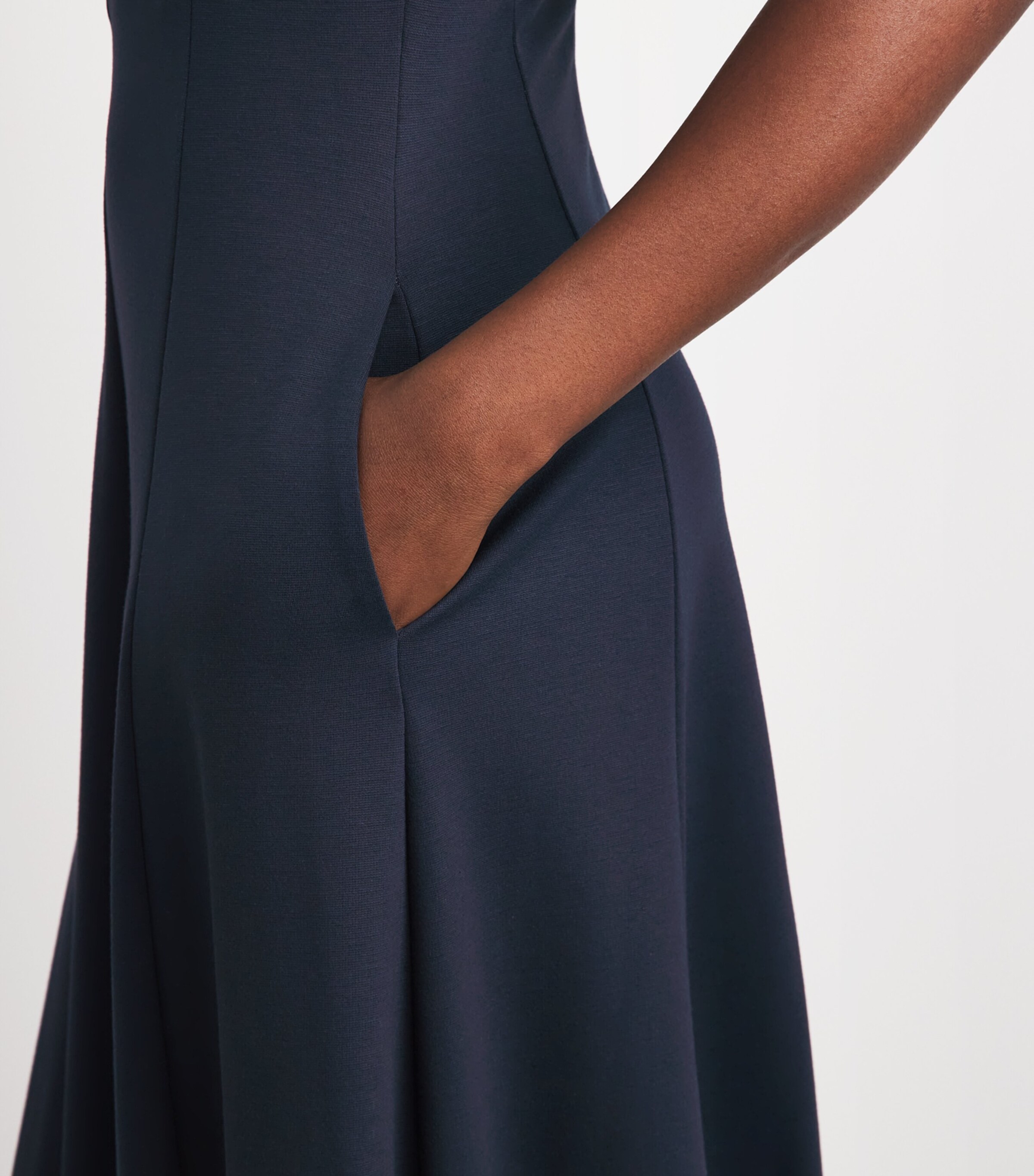 Eleventy Womens Jersey Sleeveless Maxi Dress Blu Image 5