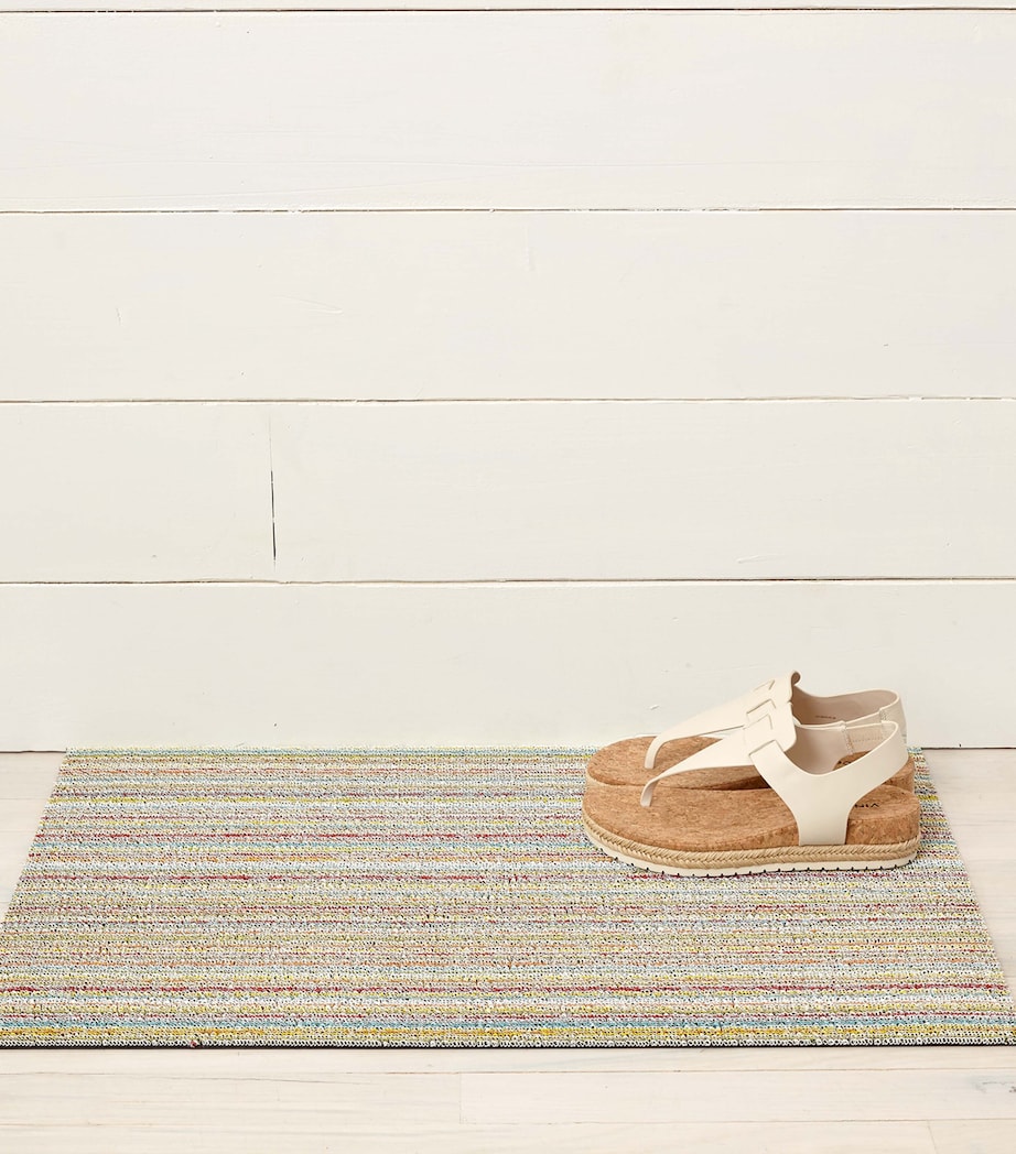 Skinny Stripe Shag Doormat (46cm x 71cm) MULTI Image 3