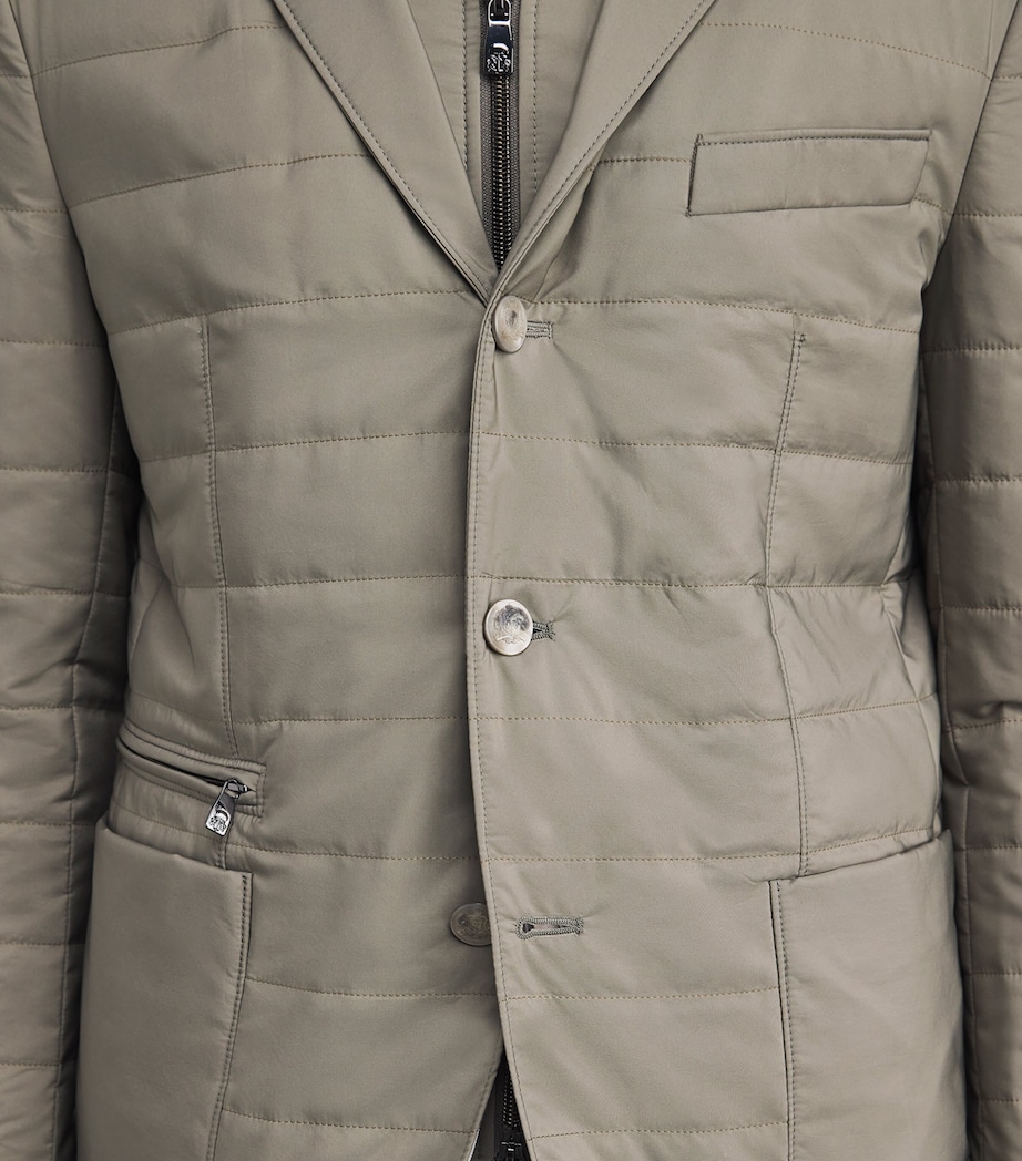 Technical Hybrid Blazer Jacket 050 GREEN COLOURED Image 6