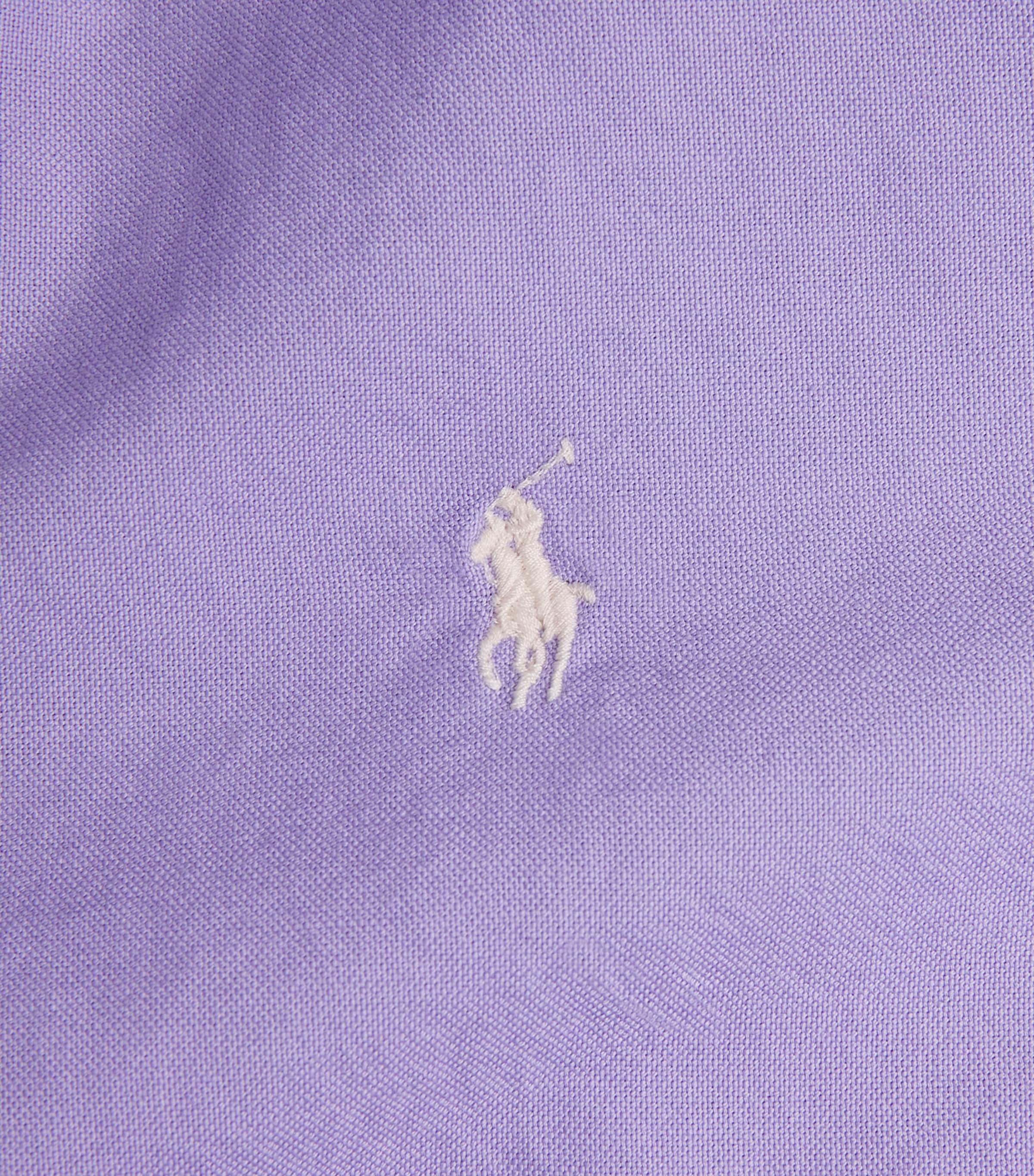 Polo Ralph Lauren Mens Cotton Garment-Dyed Oxford Shirt Powder Purple Image 6