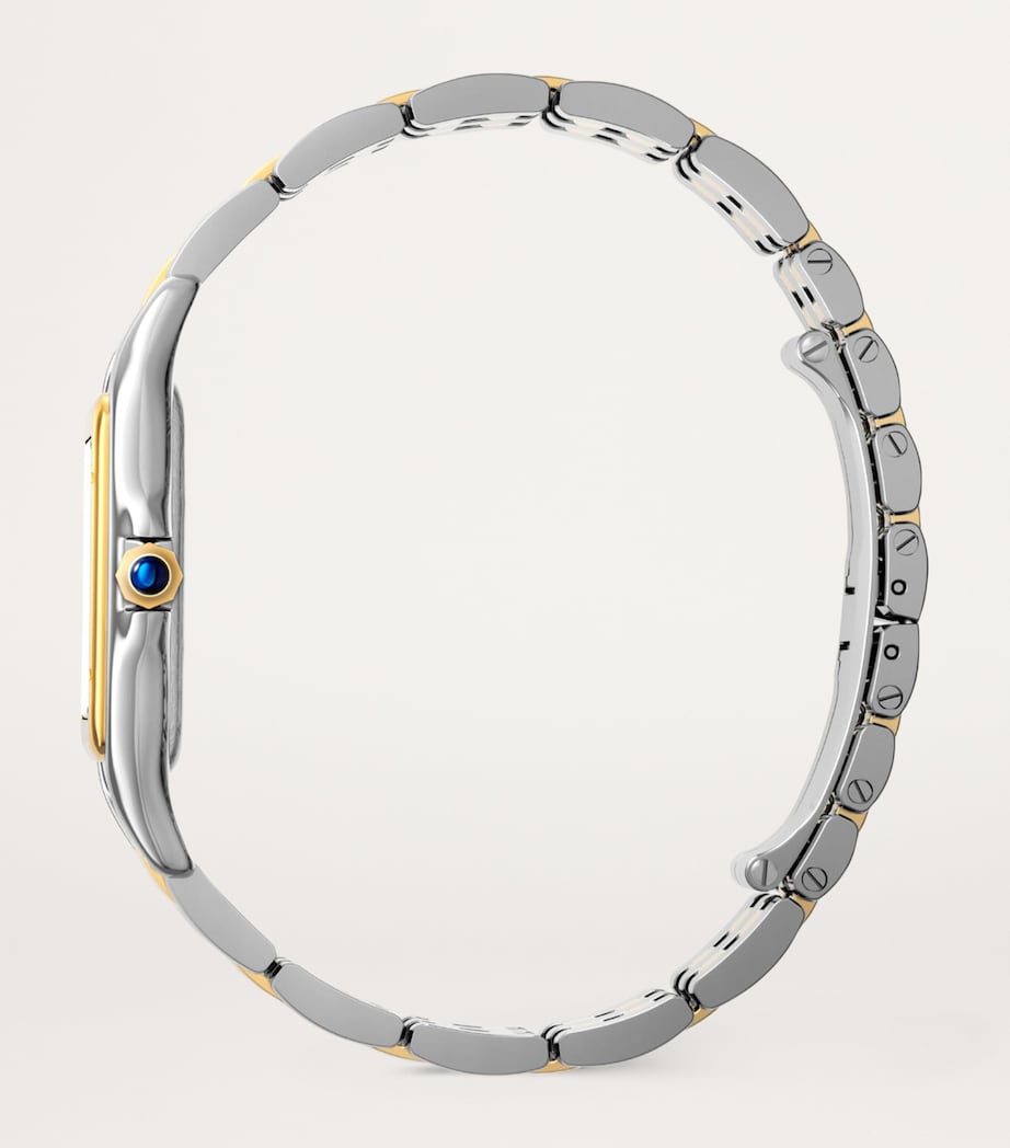 Yellow Gold and Stainless Steel Panthère de Cartier Watch 31mm SILVER Image 3