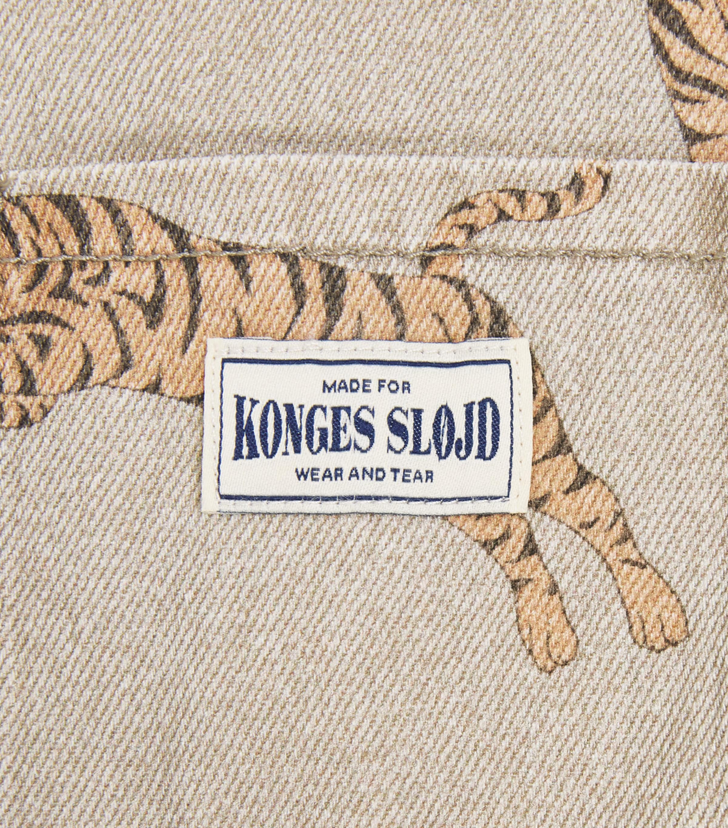 KONGES SLOJD Denim Tiger Magot Dungarees (9 Months-6 Years) Image 3