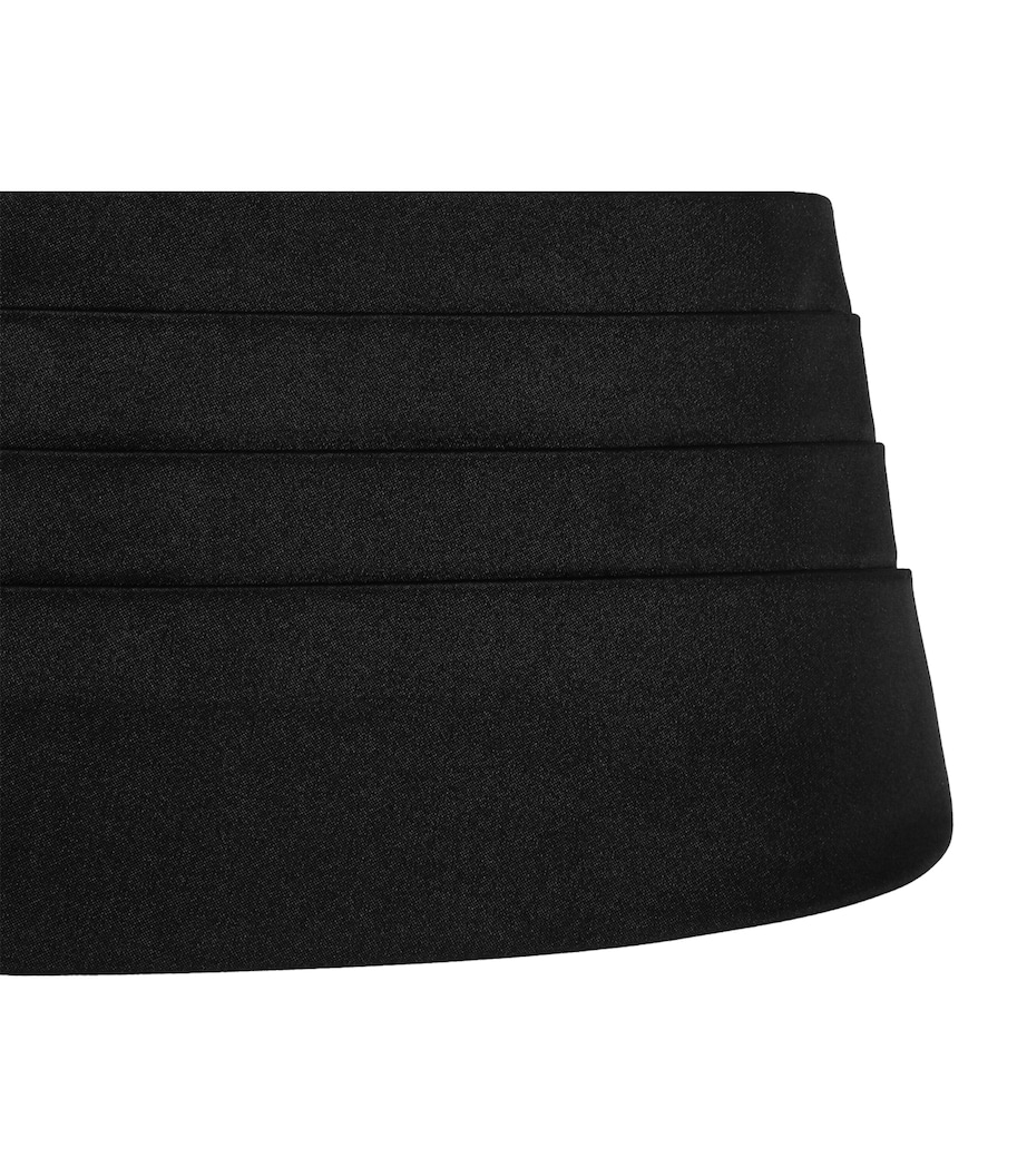 Silk Cummerbund N0000-BLACK Image 6