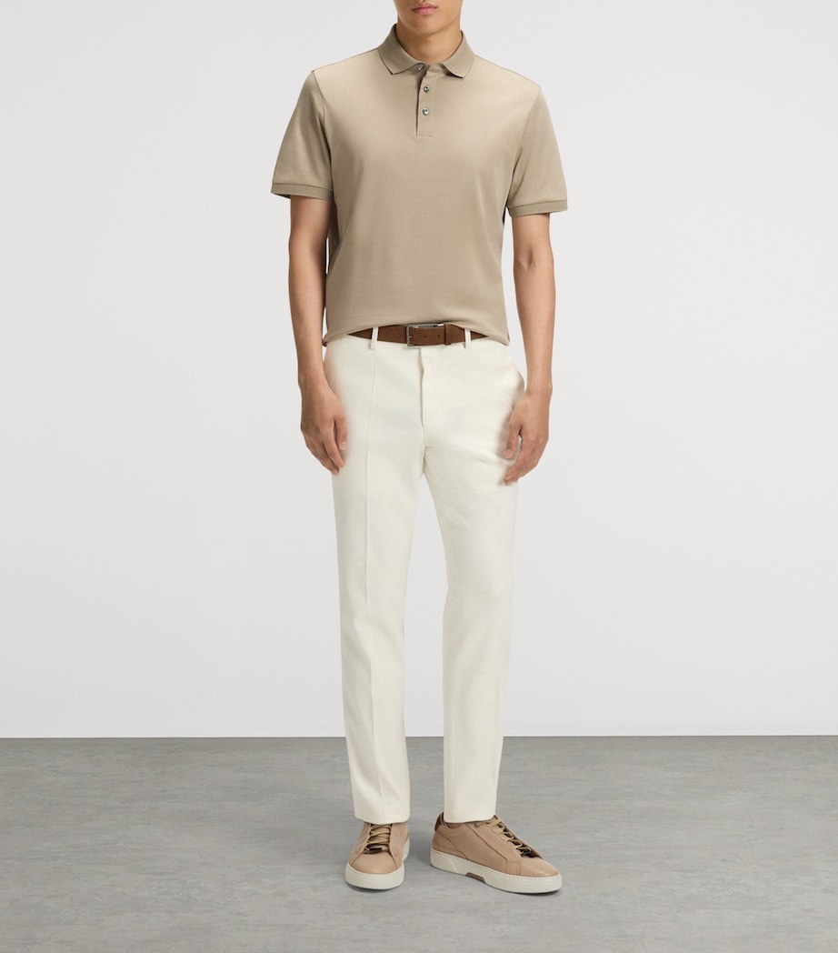 Cotton Polo Shirt 255 Image 4