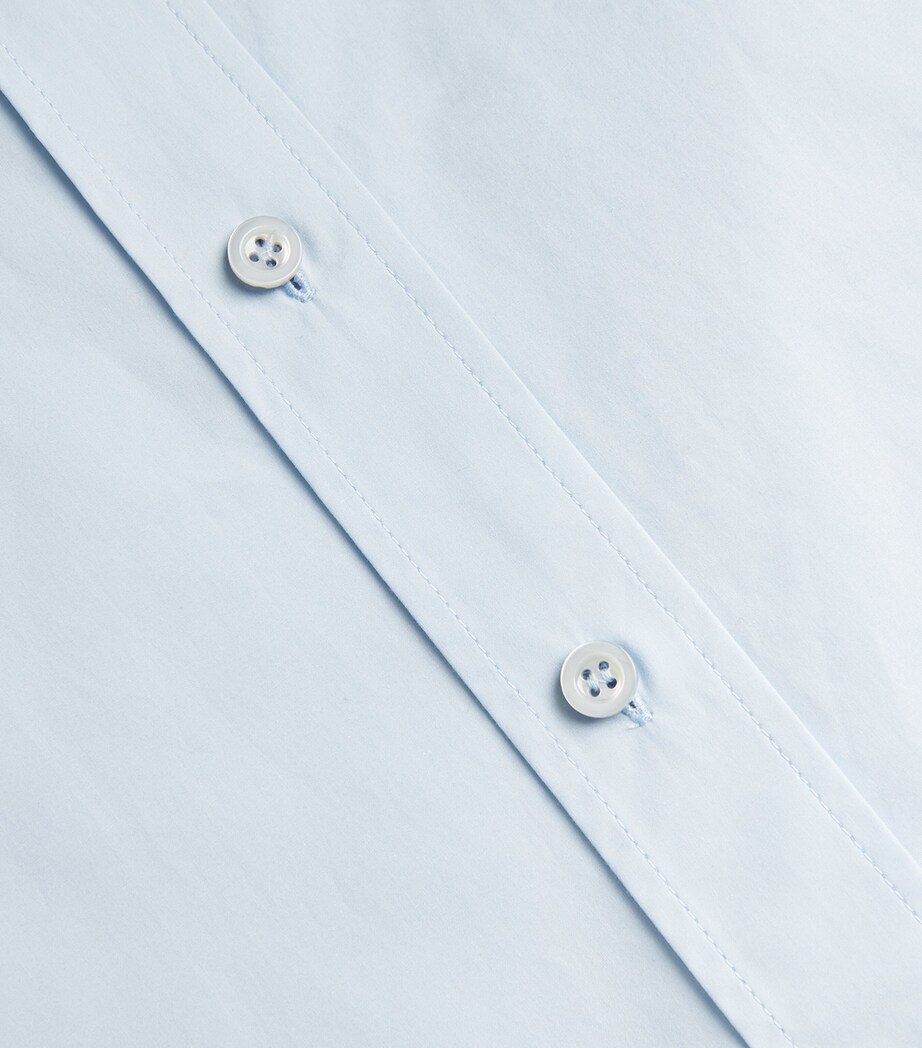 FRAME Womens The Exaggerated Oversized Shirt Light Chambray Image 5