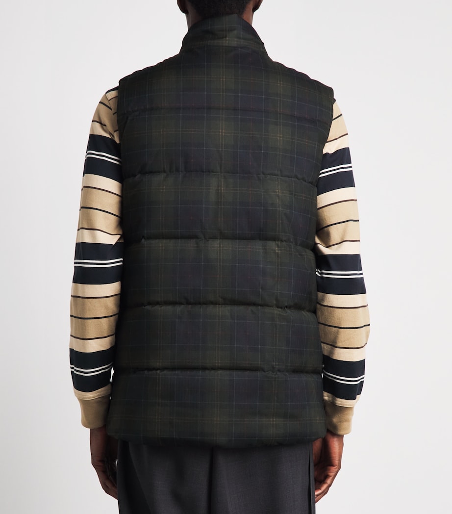 Barbour Mens Tartan Lonnen Gilet Shadow Classic Trtn Image 5