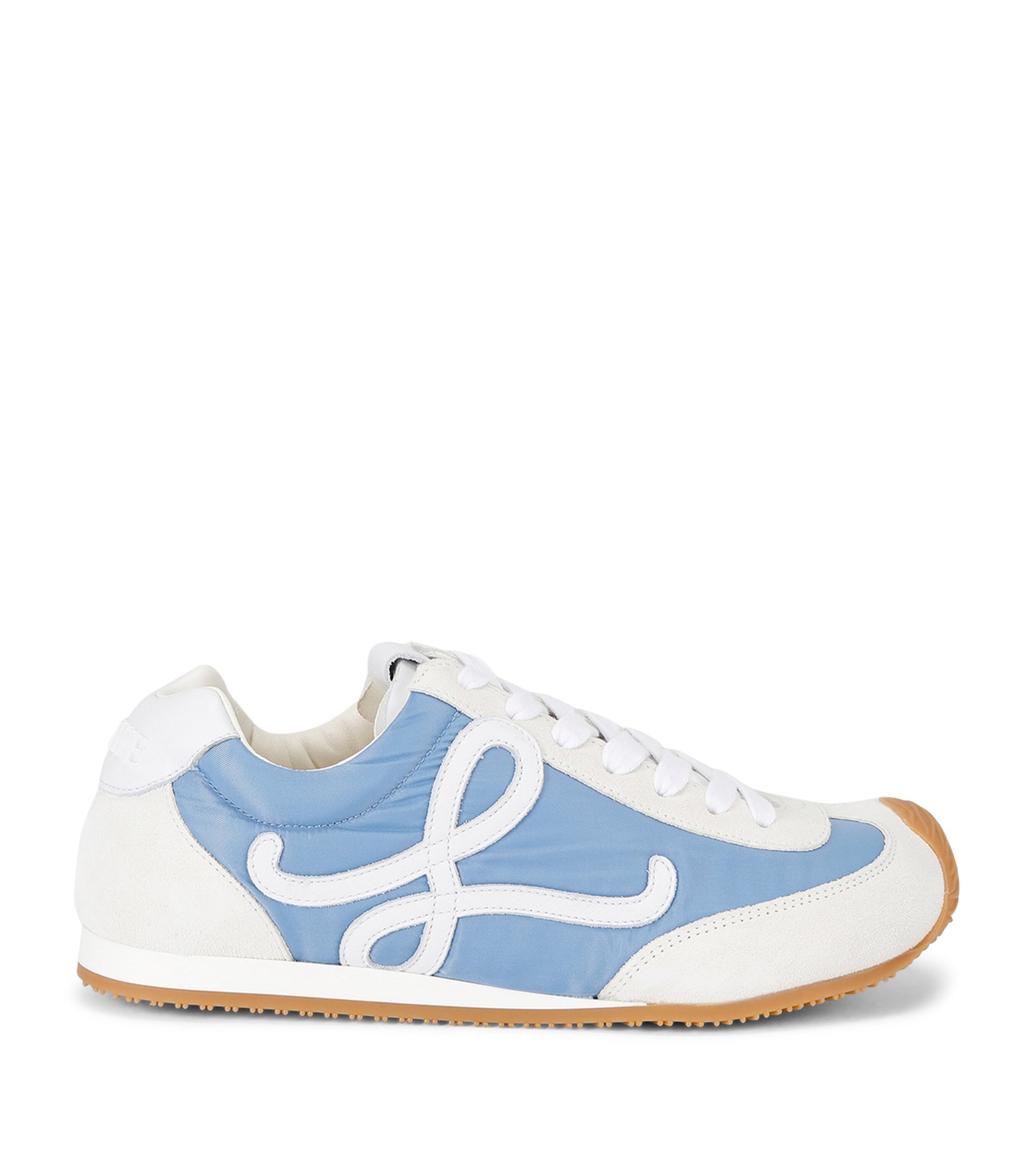 Loewe Ballet Runner 2.0 In Nylon And Calfskin In Blue