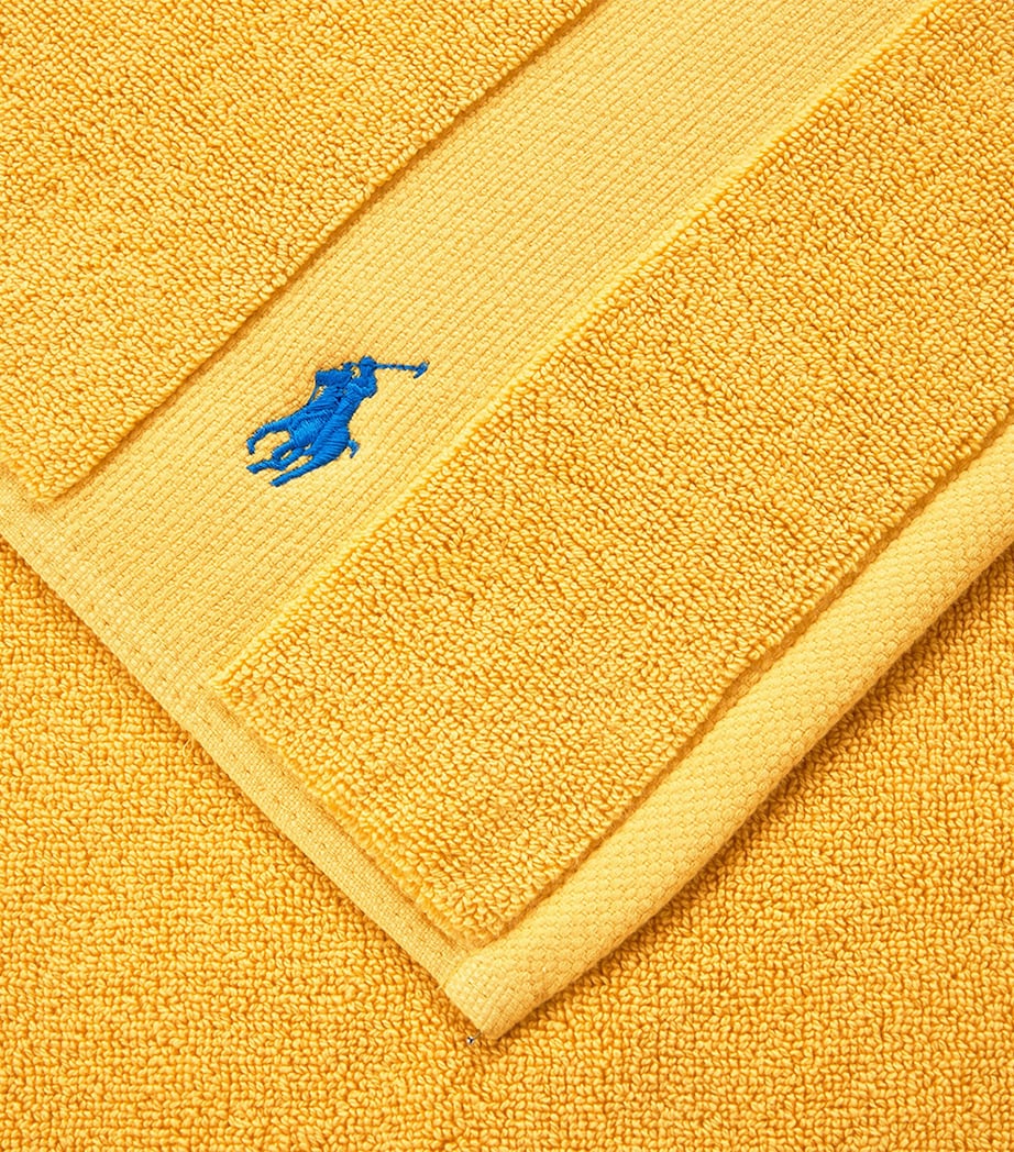 Polo Player Bath Mat (55cm x 90cm) YELLOW Image 3