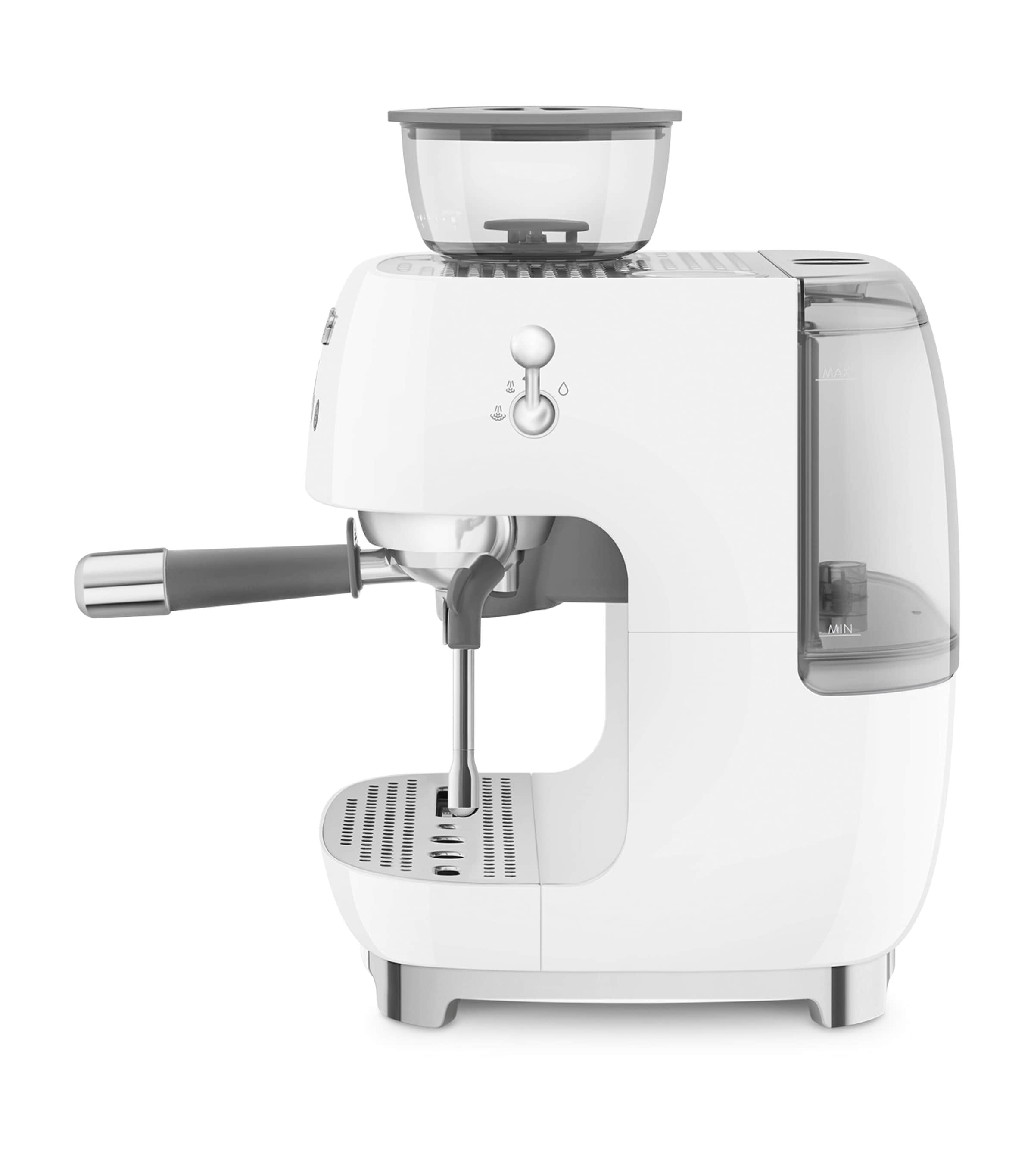 EGF03CRUK Espresso Coffee Machine with Grinder WHITE Image 3