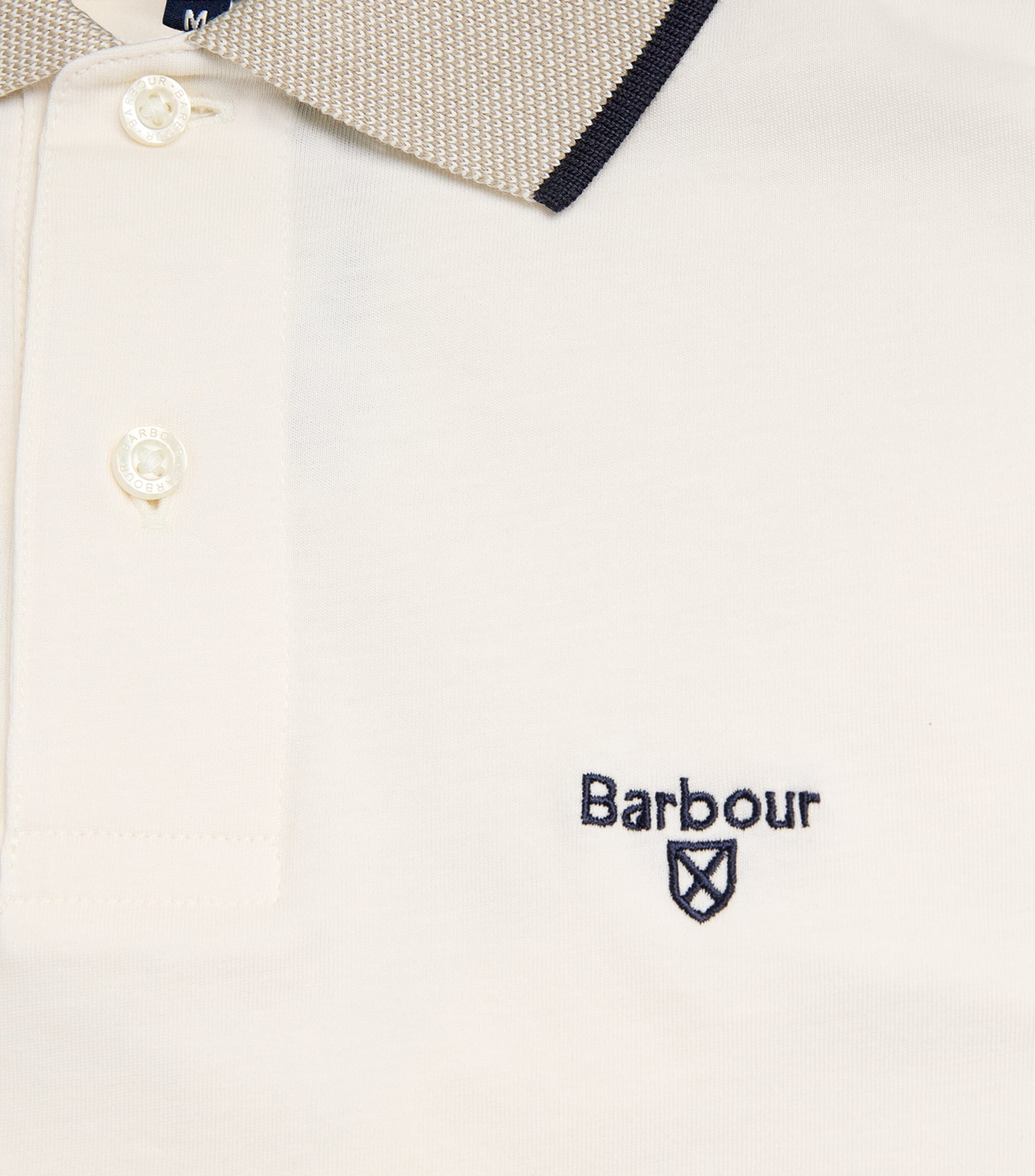 Cotton Cornsay Polo Shirt WHISPER WHITEWH32 Image 5