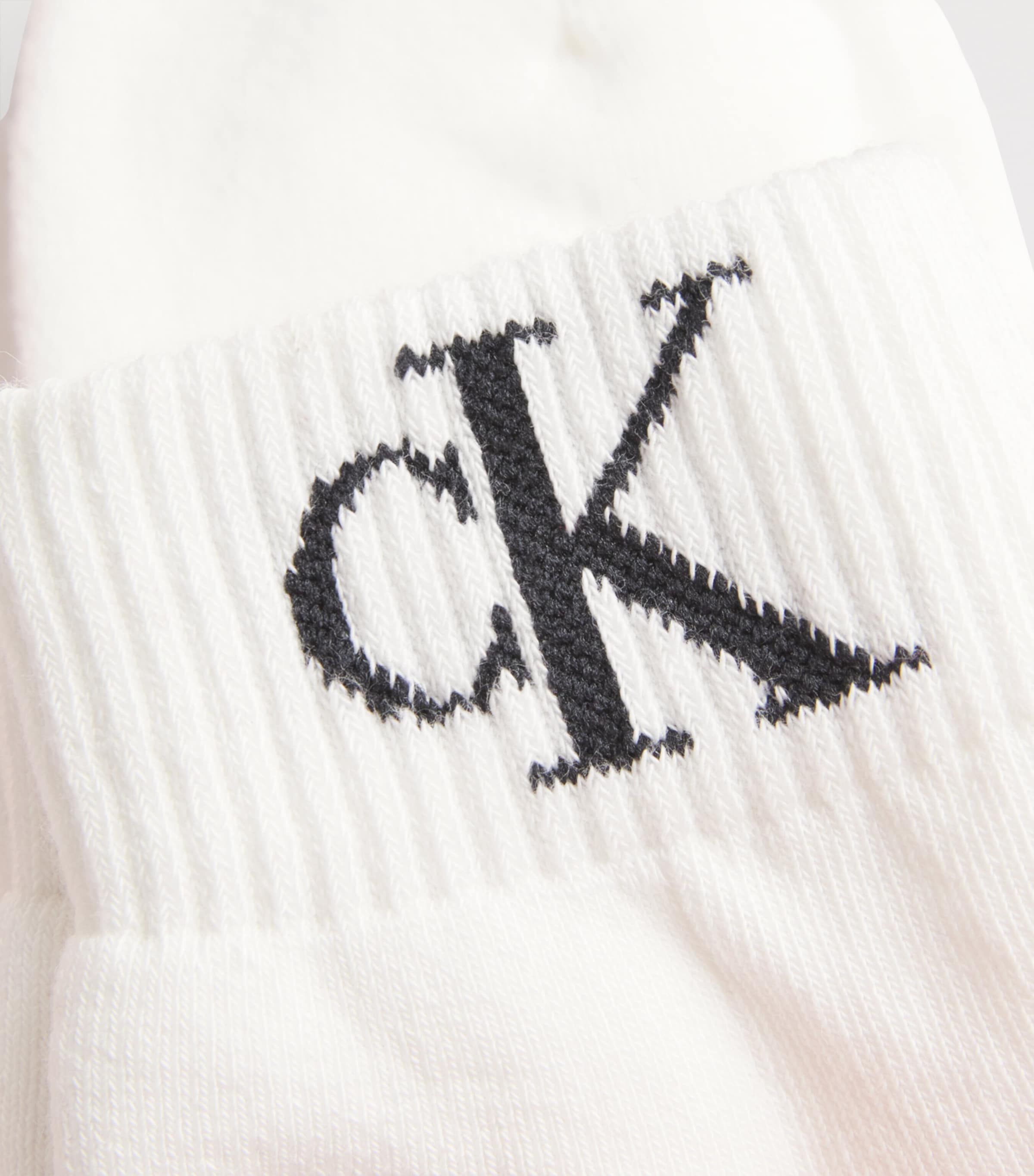 Cotton-Blend Quarter Socks (Pack of 2) 002 WHITE Image 2